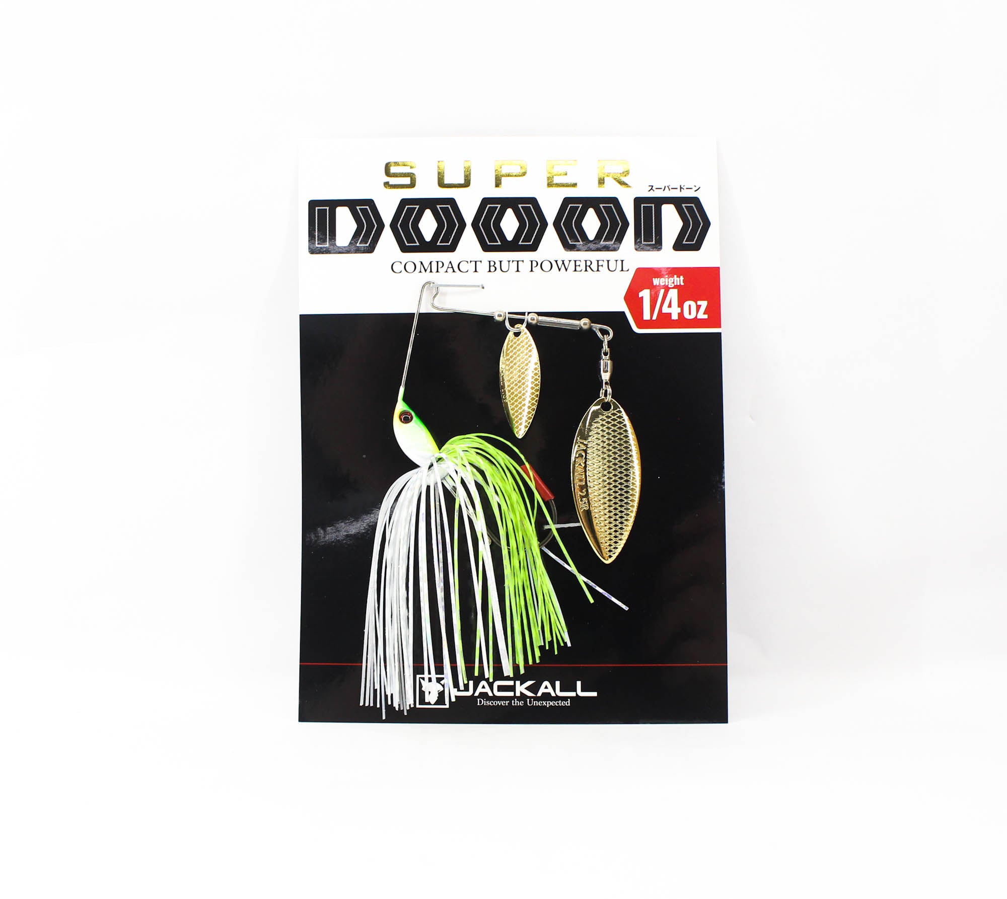 Jackall Spinner Bait Lure Super Dooon 1/4 Oz Chartreuse Back White (9658)