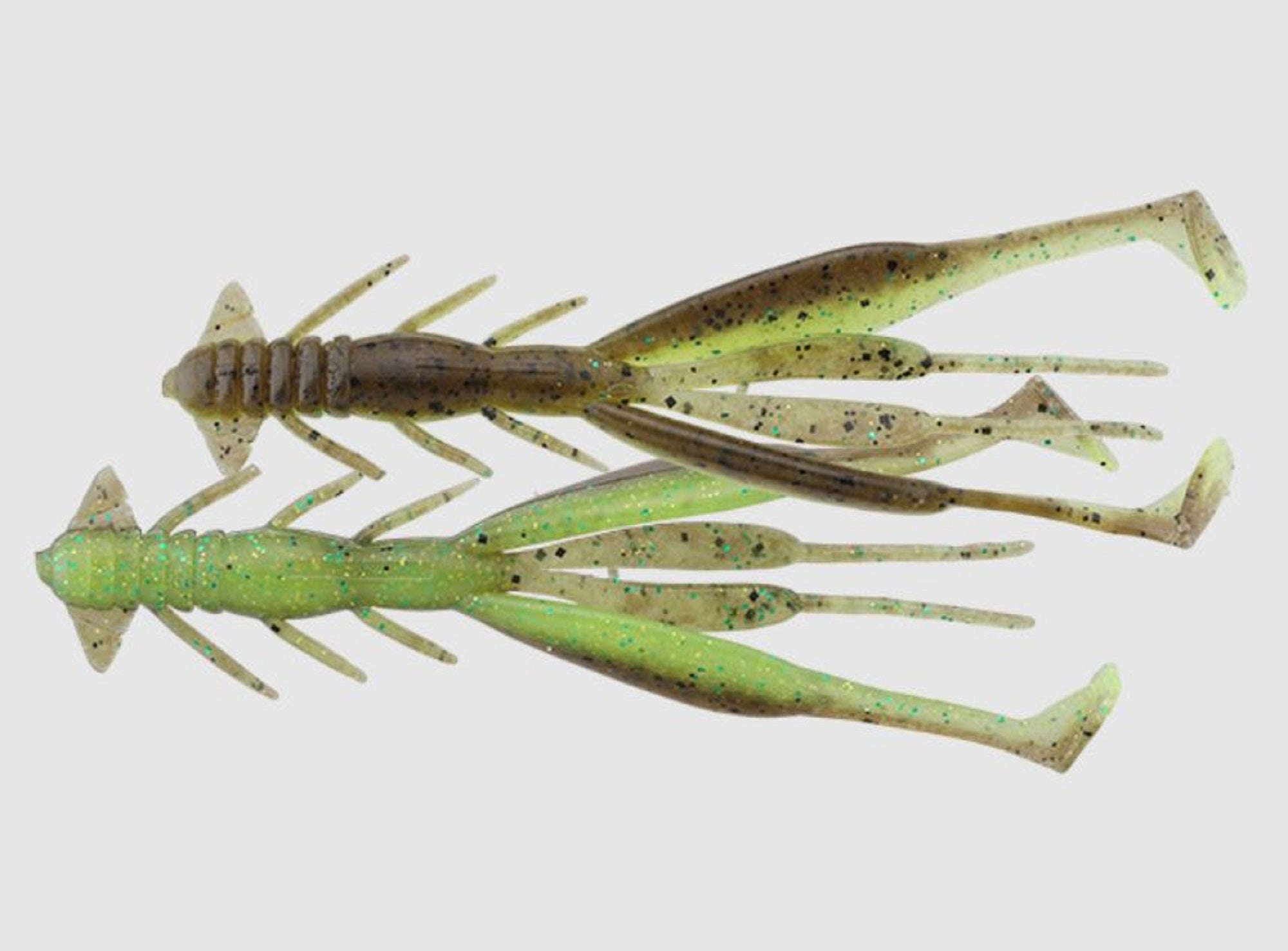 Jackall Soft Lure Jimmy Shrimp 3 Inches Green Pumpkin Chart (0142)