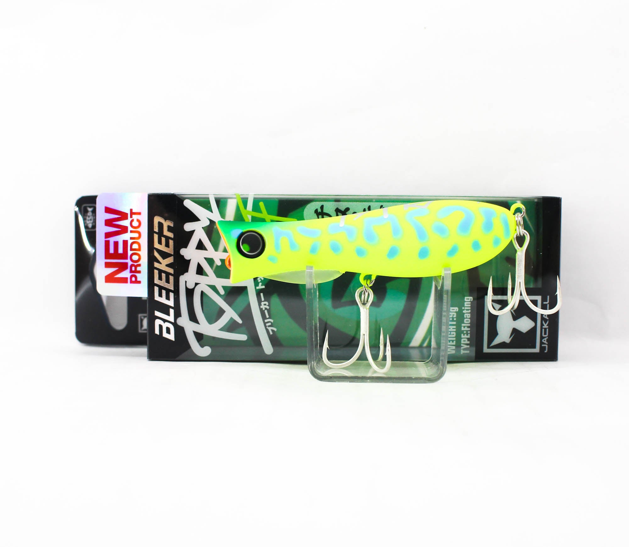 Jackall Bleeker Toppy 67F Floating Lure Matte Chartreuse Coach Dog (0463)