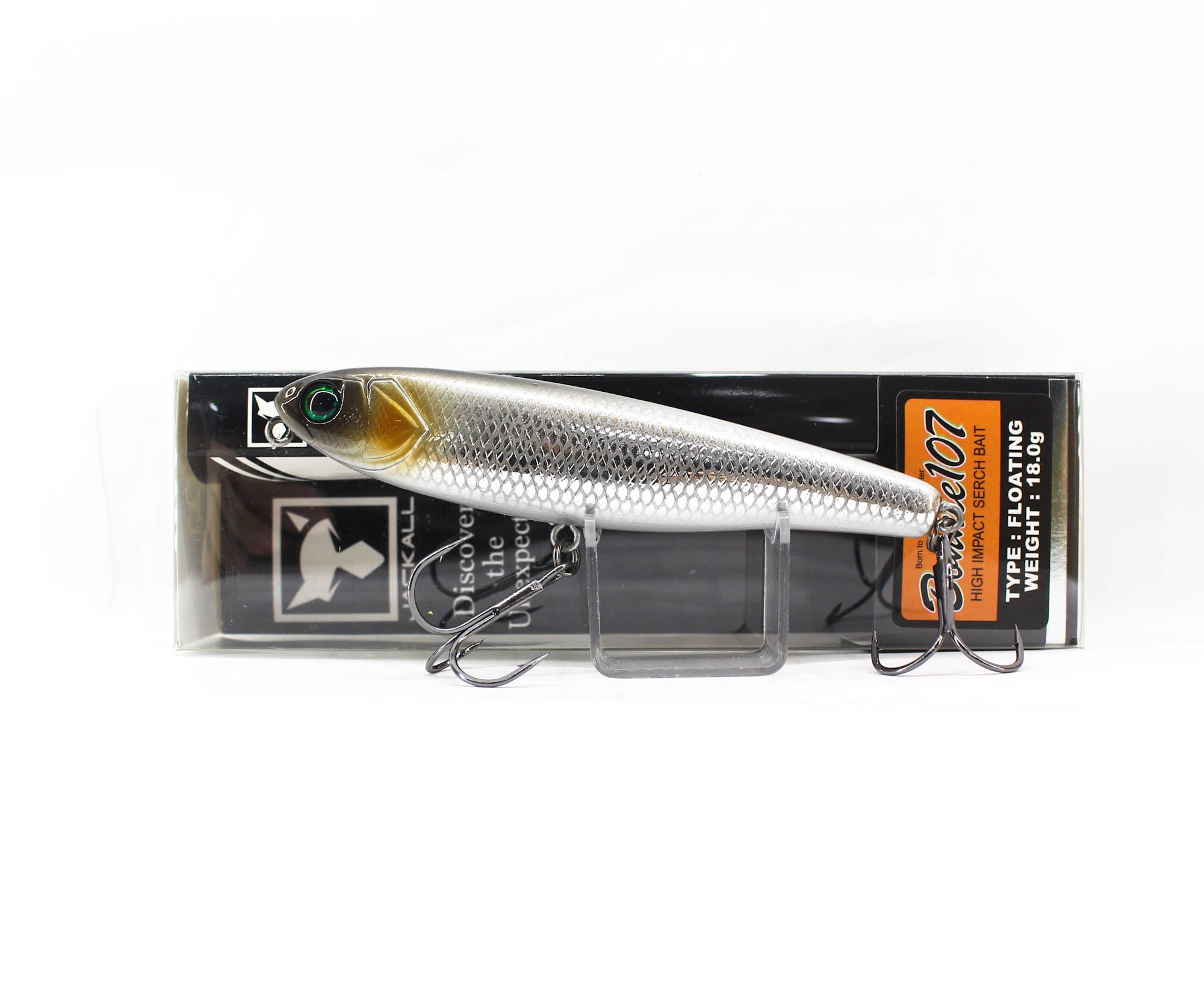 Jackall Bonnie 107 Floating Lure HL Silver Nightmare (0708)