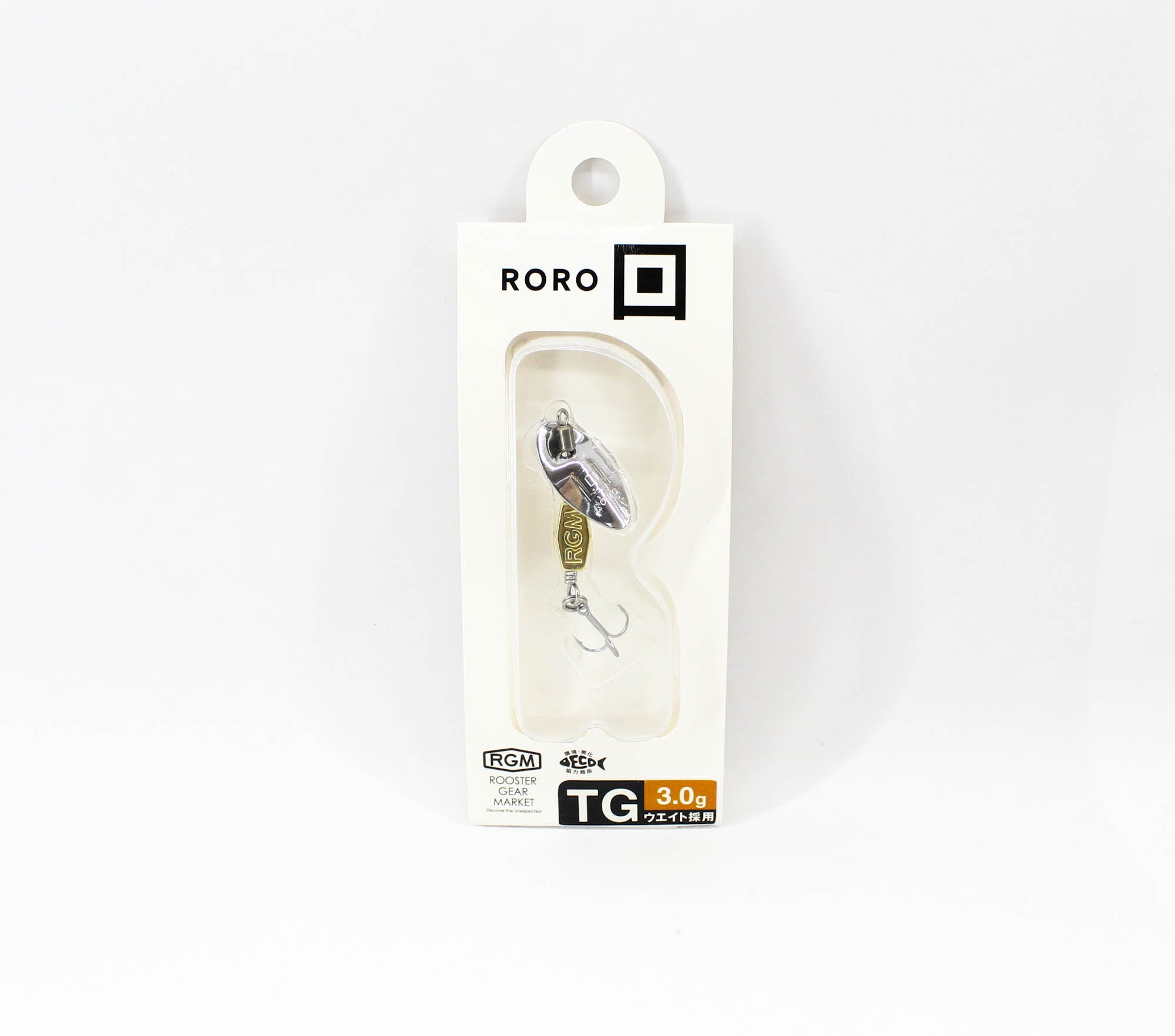 Jackall RGM Roro 3 grams Spinner Sinking Lure Silver Gold (1309)