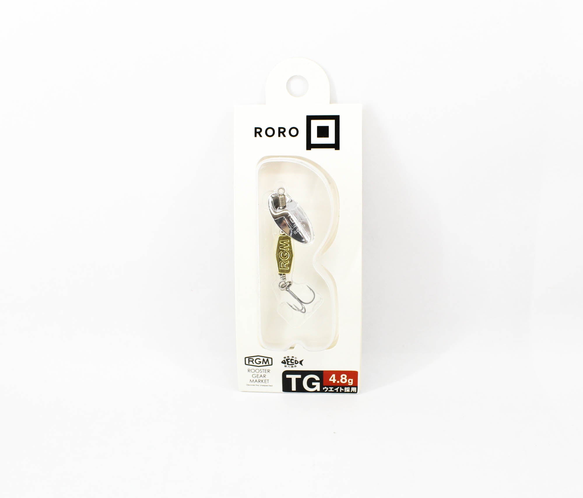 Jackall RGM Roro 4.8 grams Spinner Sinking Lure Silver Gold (1385)