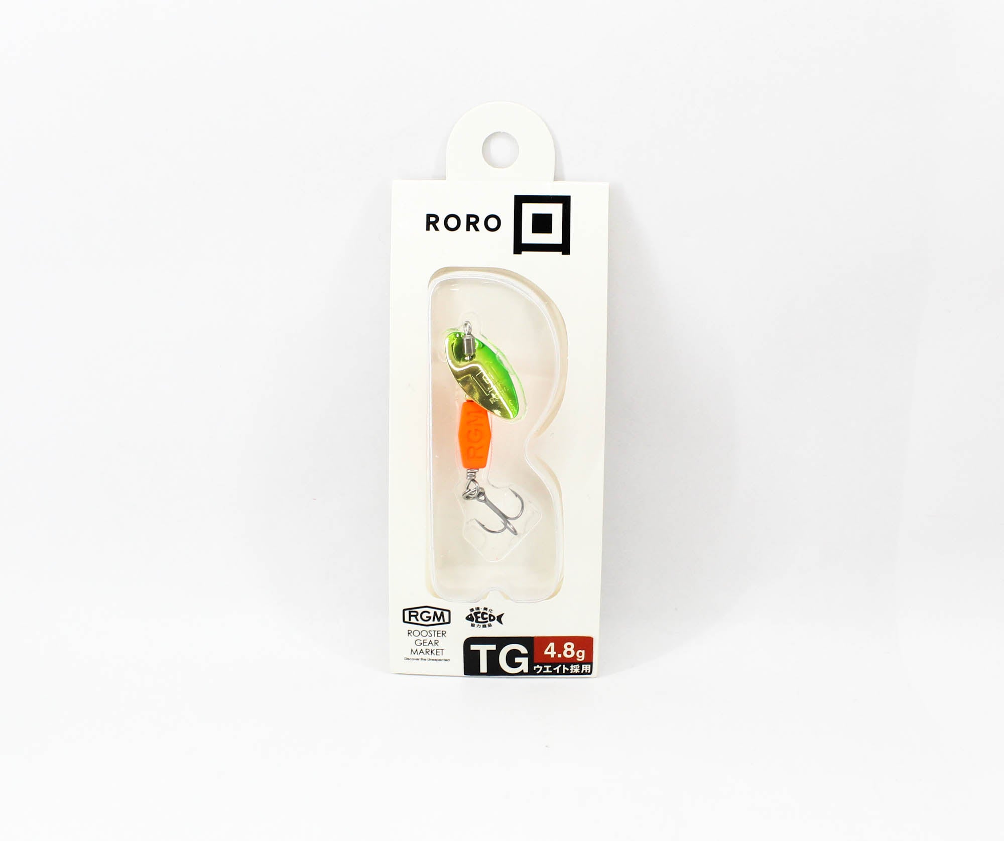 Jackall RGM Roro 4.8 grams Spinner Sinking Lure Green Orange (1415)