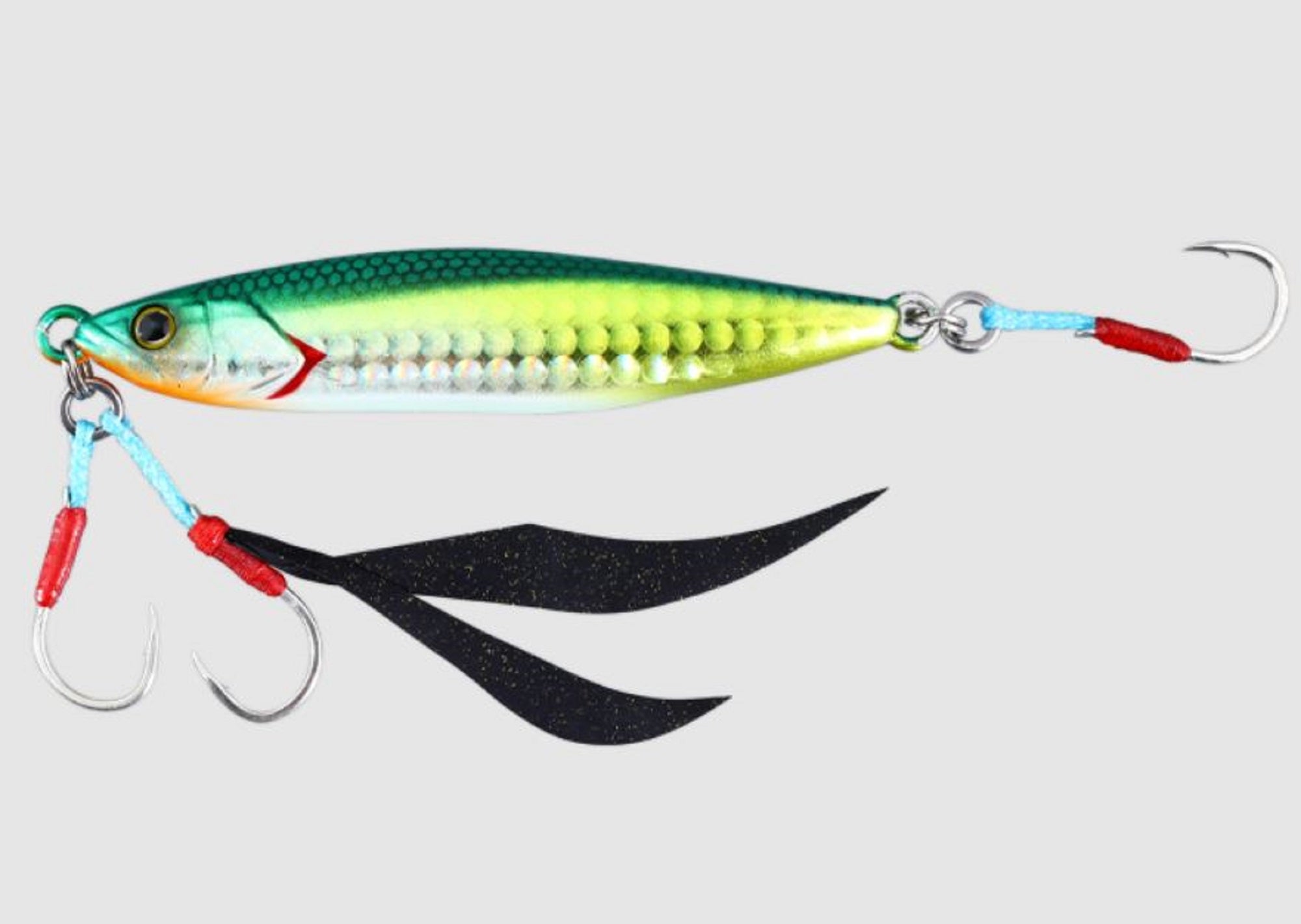 Jackall Metal Jig Flag Trap 100 grams Green Gold Hara Glow (2689)