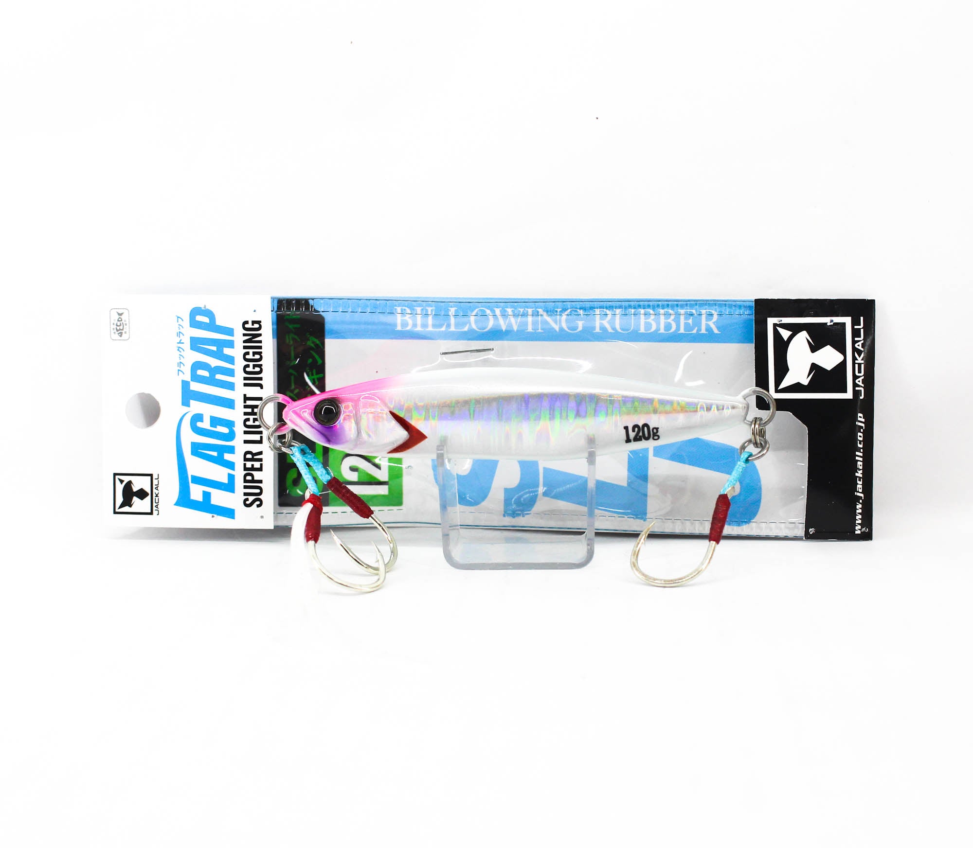 Jackall Metal Jig Flag Trap 120 grams Around Glow (2719)