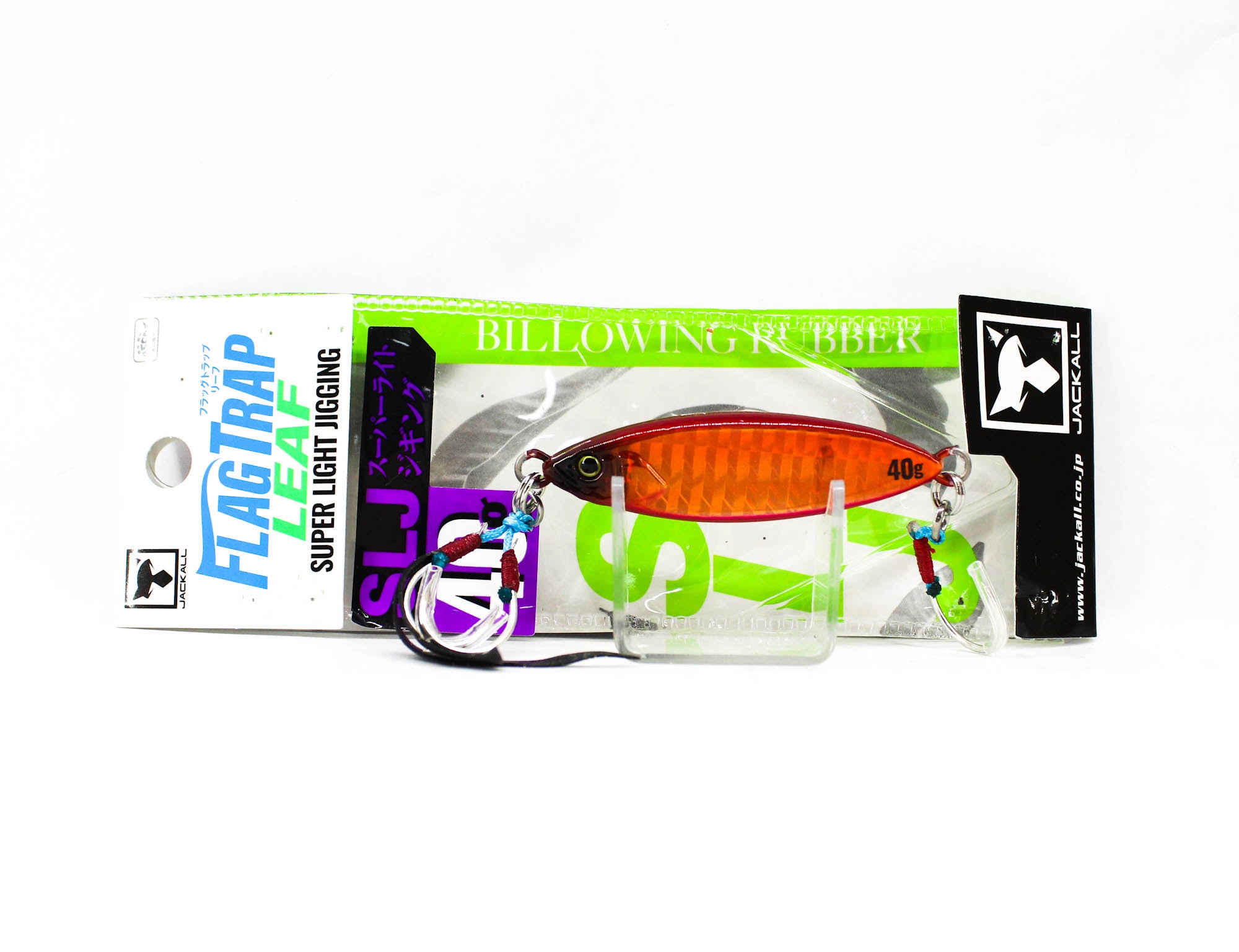Jackall Metal Jig Flag Trap Leaf 40 grams Red Shadow (2726)