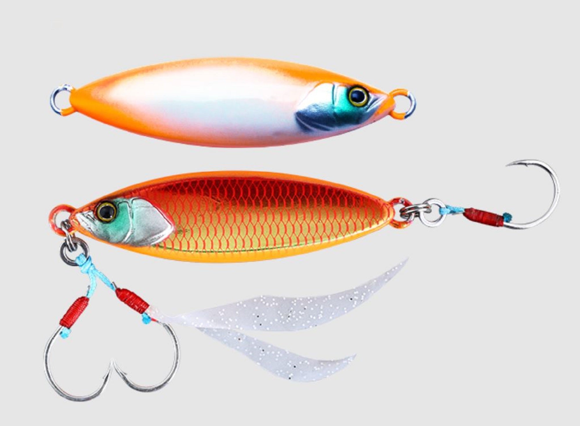 Jackall Metal Jig Flag Trap Leaf 40 grams Orange Glow (2733)