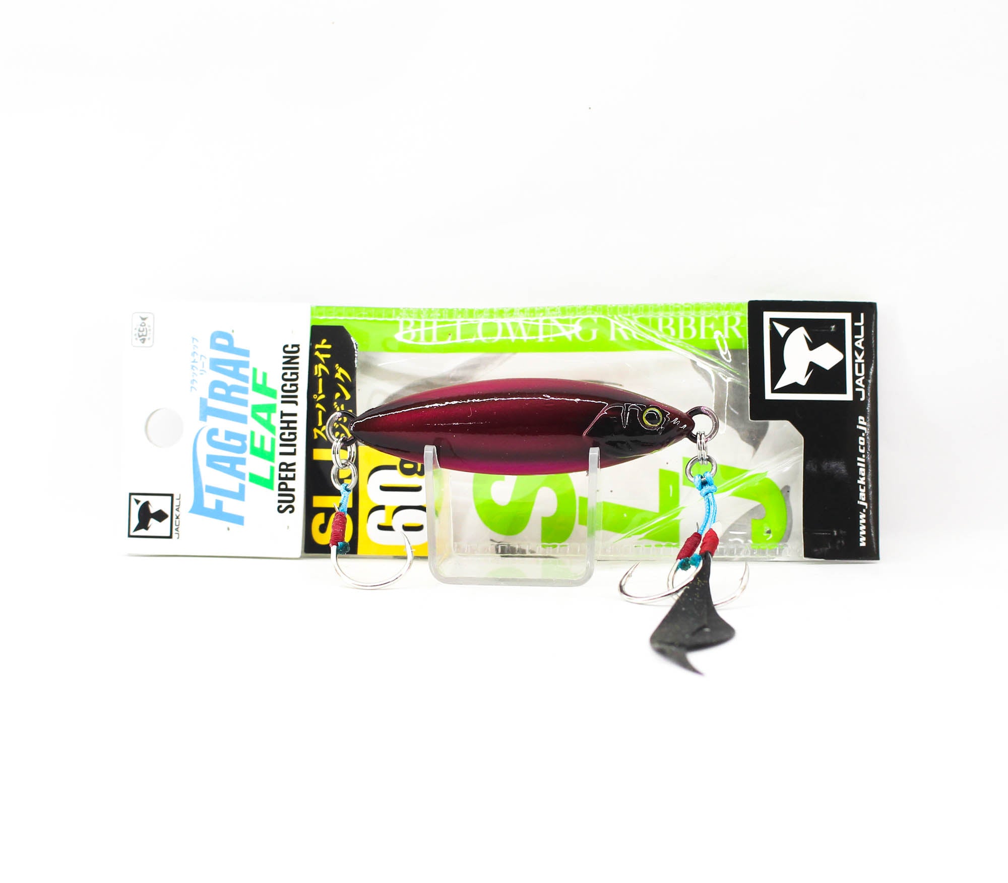 Jackall Metal Jig Flag Trap Leaf 60 grams Meimetsu Red Shadow (2740)