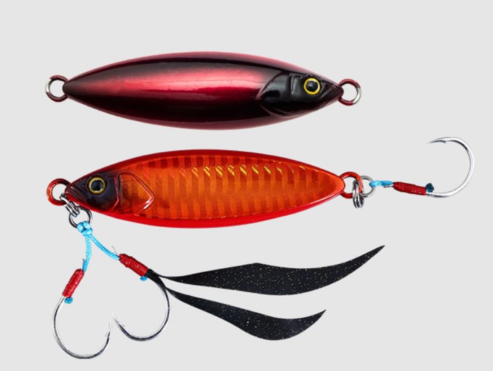 Jackall Metal Jig Flag Trap Leaf 60 grams Meimetsu Red Shadow (2740)