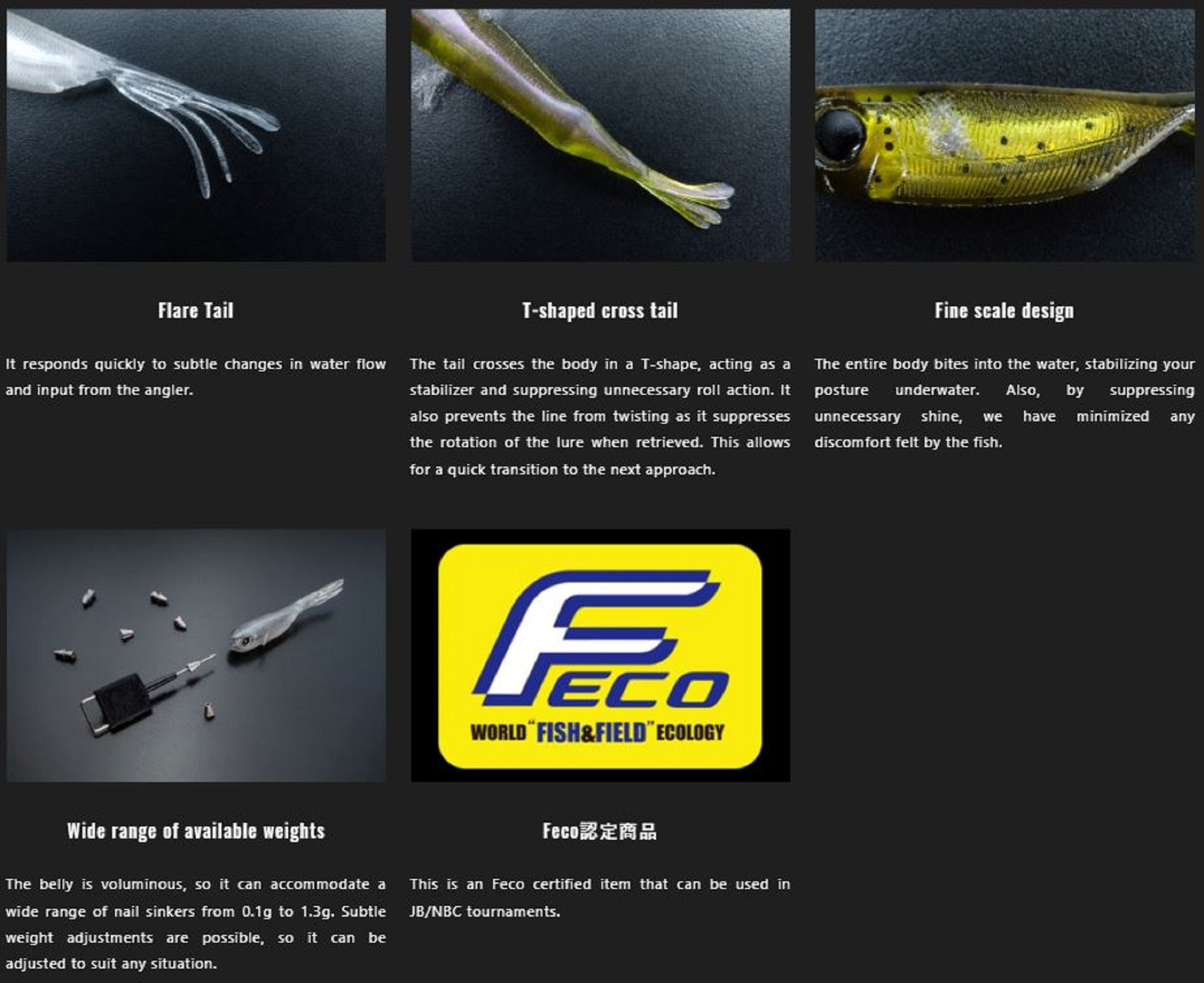 Sale Jackall Soft Lure Elise 1.5 Inch 7/pack Smoke Core Fry (2832)