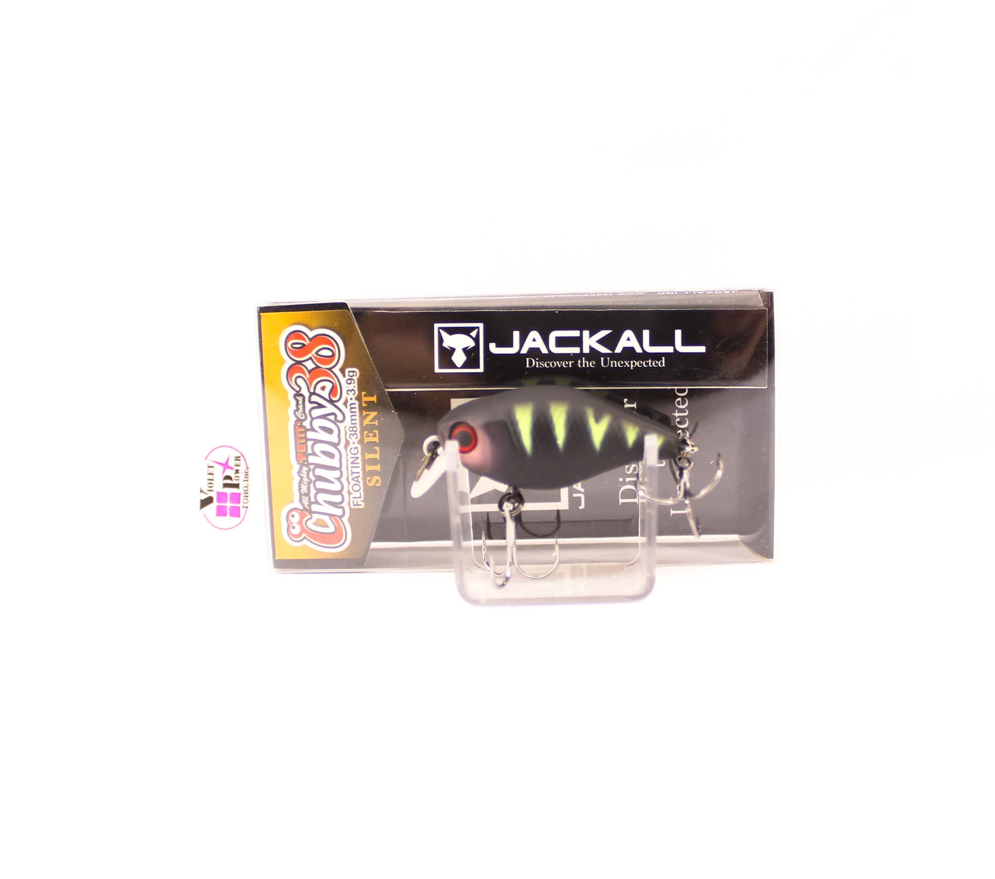 Jackall Chubby 38F Silent Floating Lure UV Mat Black Perch (3273)