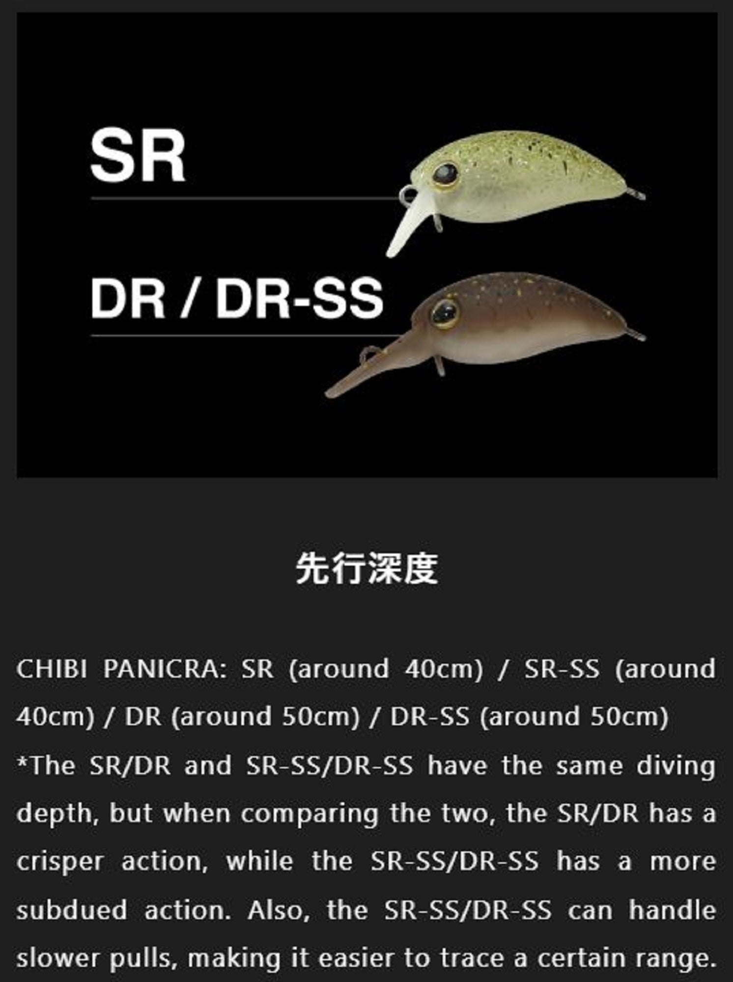 Jackall Timon Chibi Panicra SR SS 25 mm Sinking Lure Kado Pin Glow (5895)