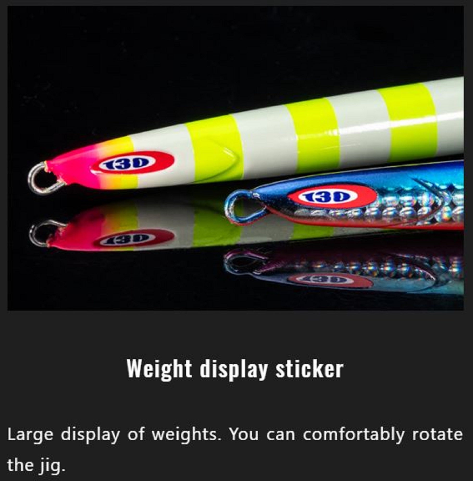 Jackall Metal Jig Anchovy Type 3 Flutter 200 grams Chart Glow (7417)