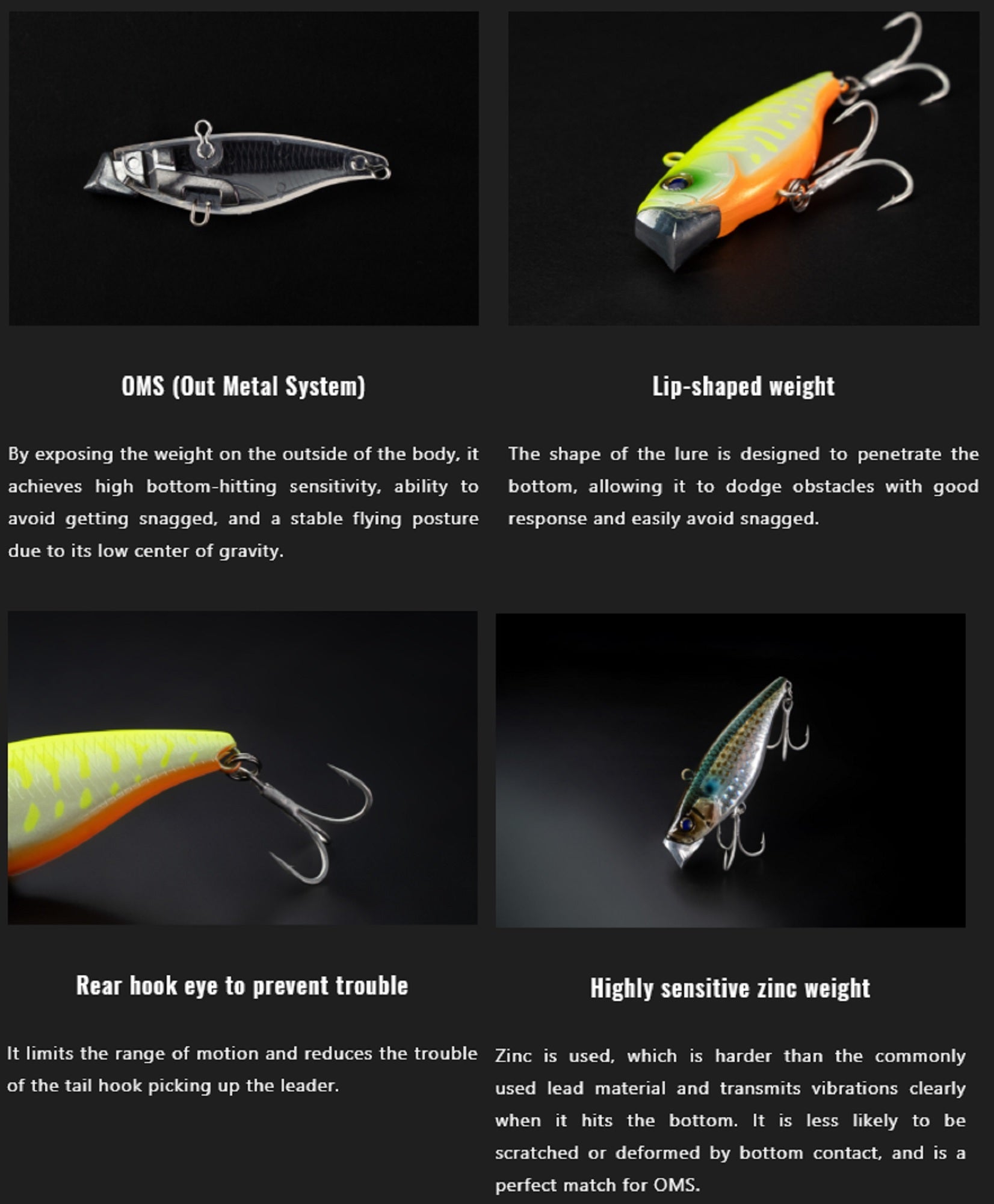 Jackall Zinari 65 Vibration Sinking Lure Inakko (7745)