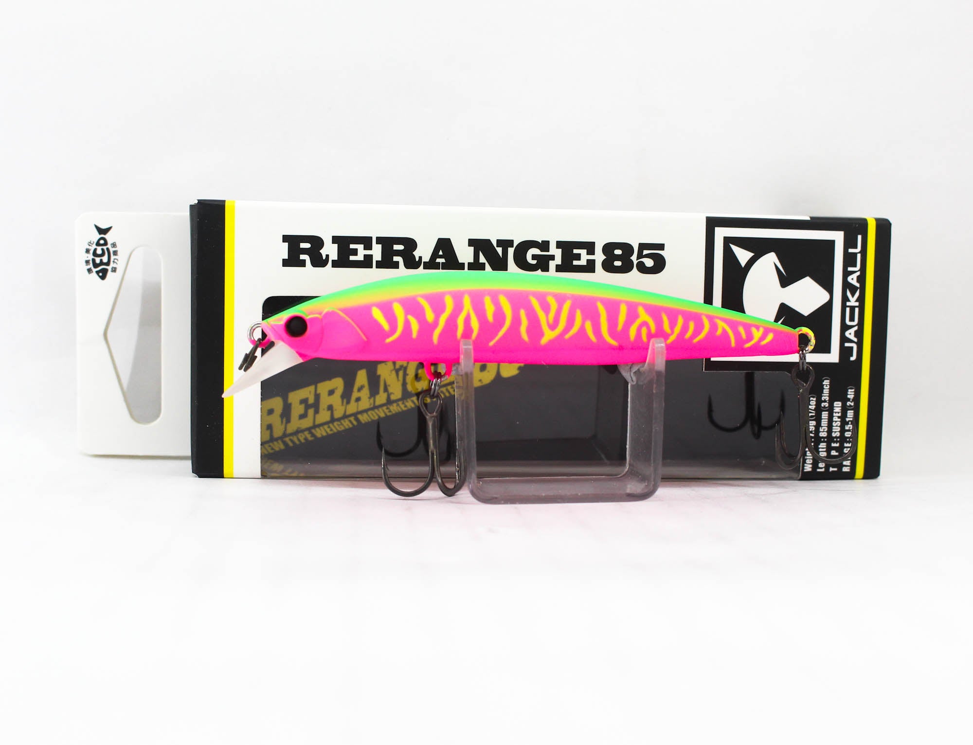 Jackall Rerange 85SP Suspend Lure Dragon Fruit Mat Tiger (8858)