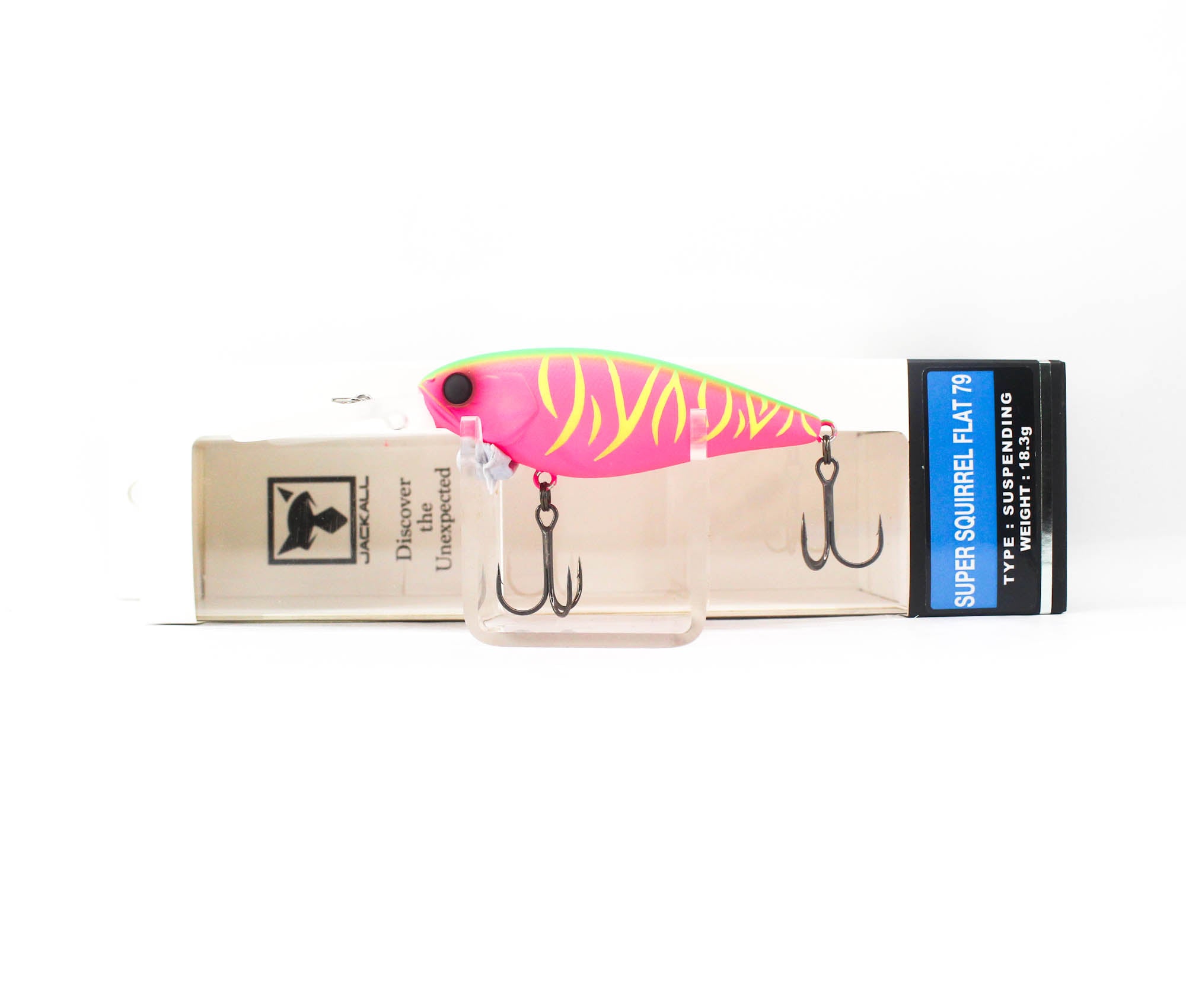 Jackall Squirrel 79SP Flat SDD Suspend Lure Dragon Fruit Mat Tiger (9015)