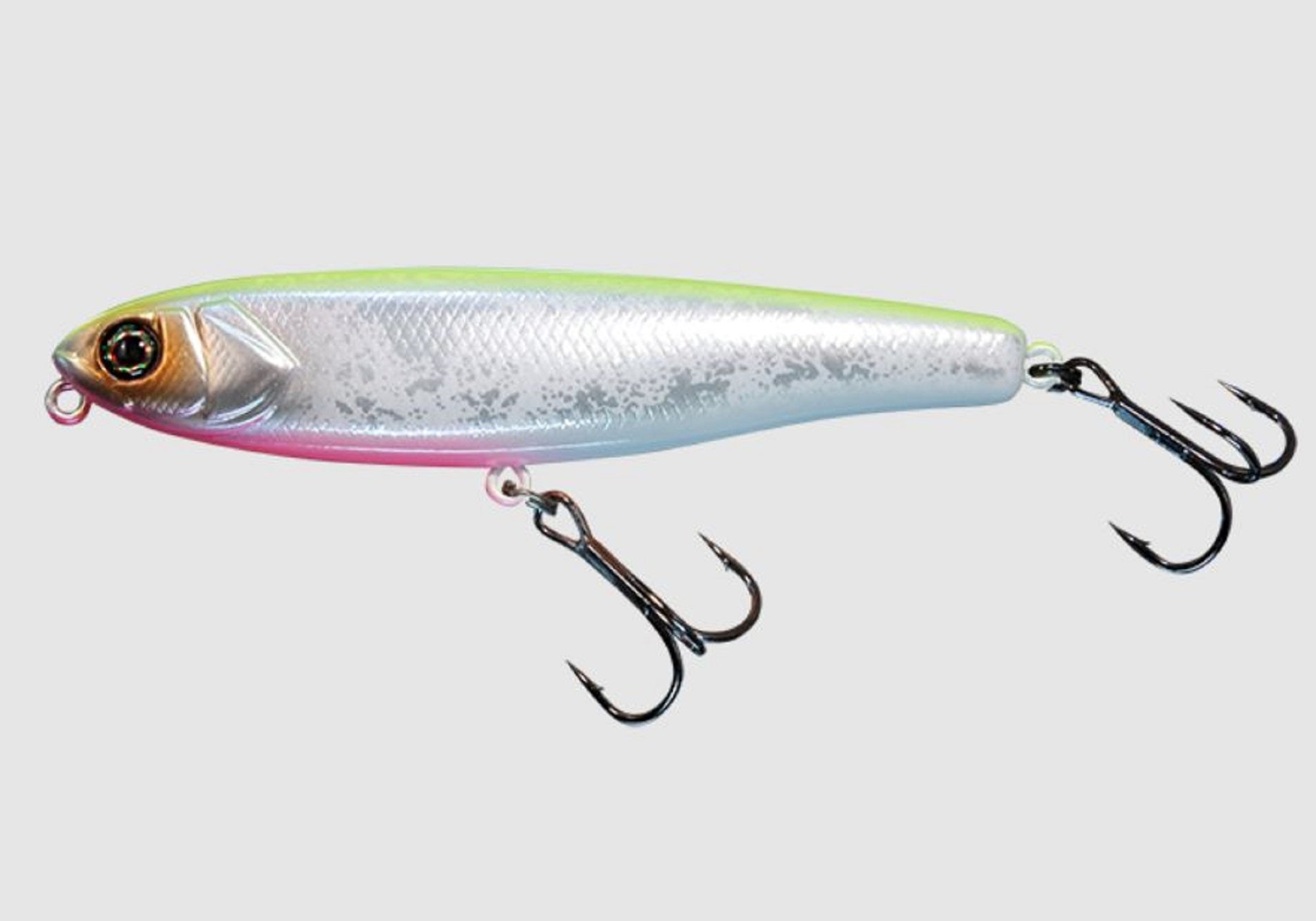 Jackall Bonnie 85 Silent Floating Lure Injured Chart Back Pearl (9367)