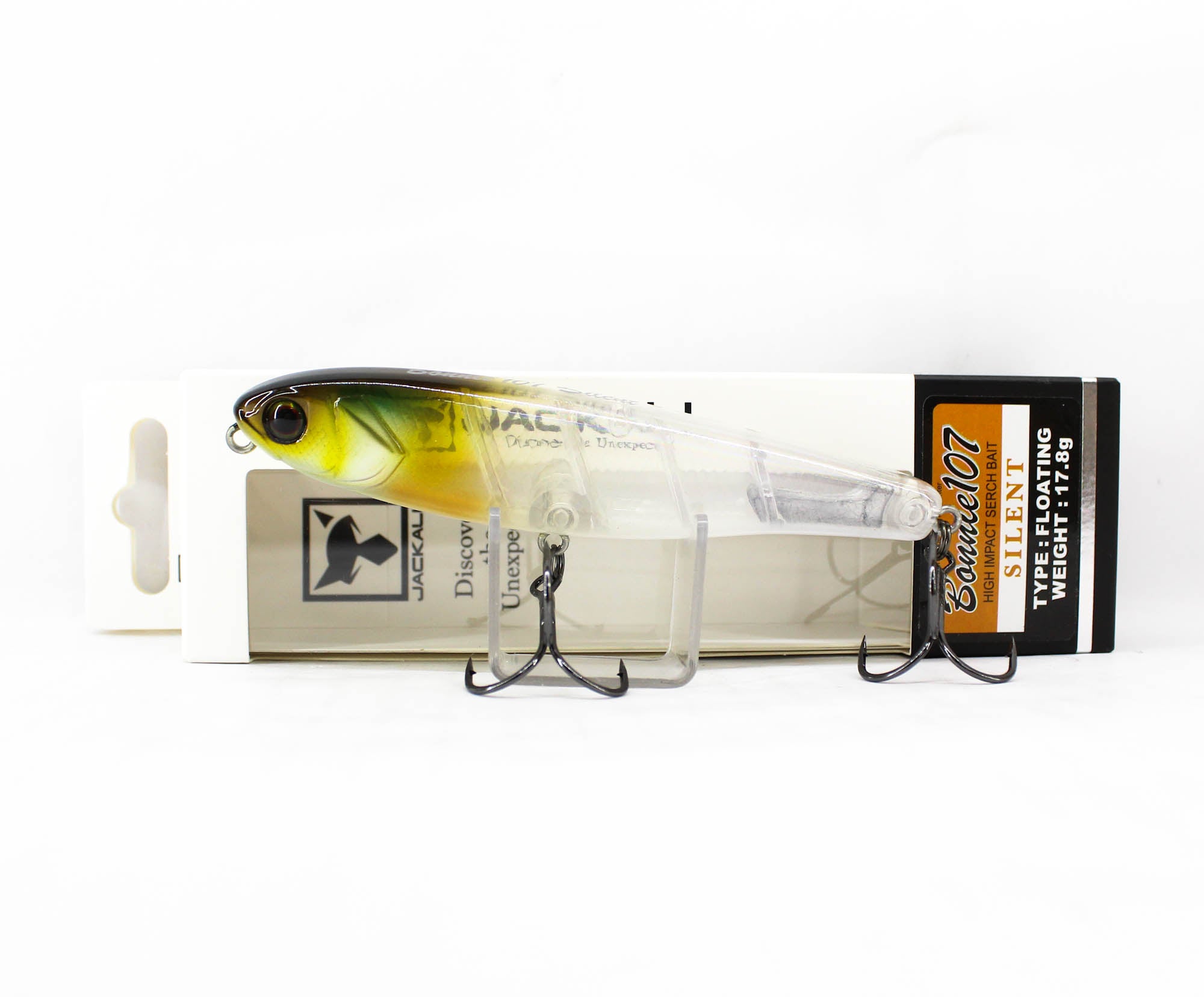 Jackall Bonnie 107 Silent Floating Lure HL Clear Ayu Head (9442)