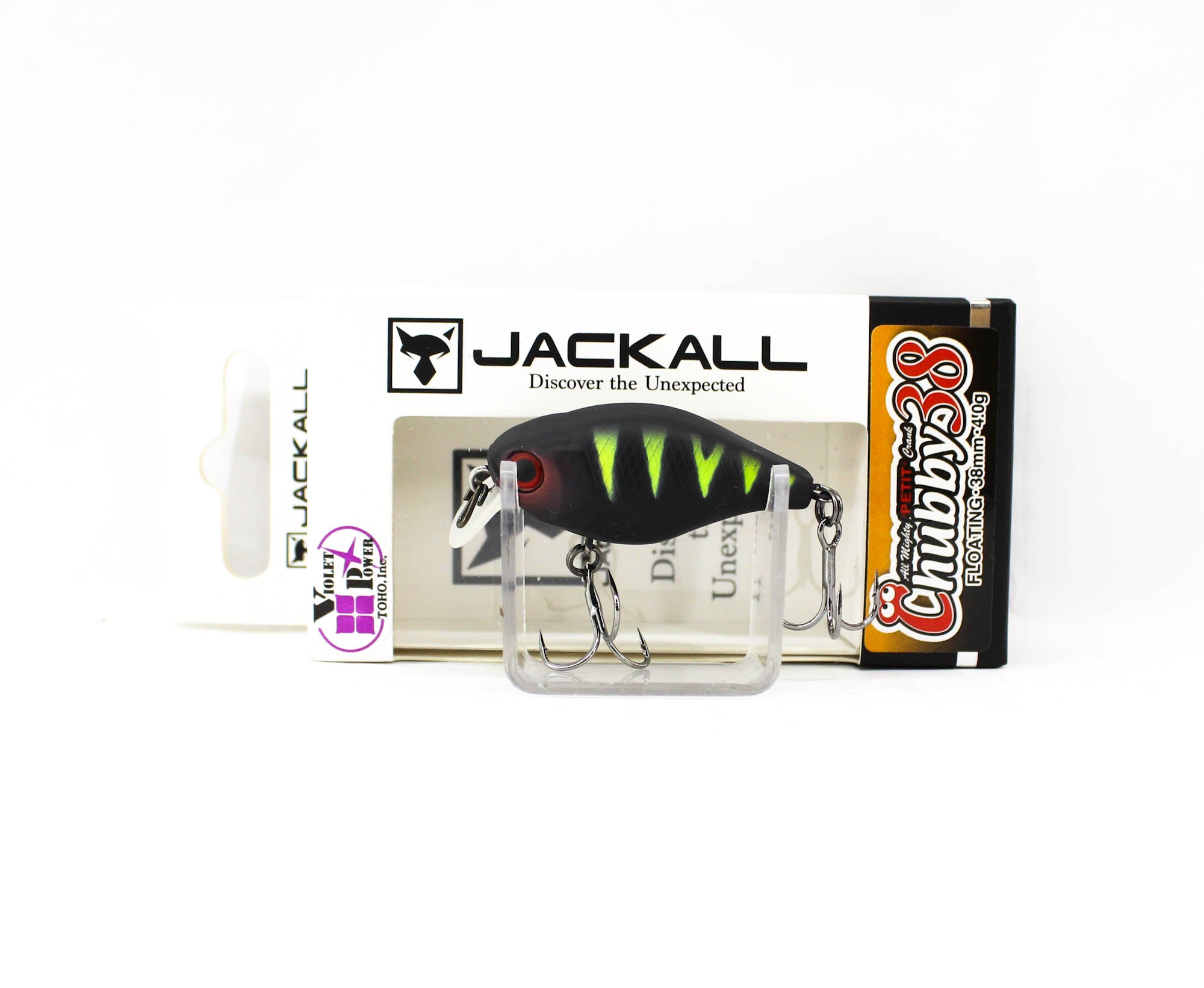 Jackall Chubby 38F Floating Lure UV Mat Black Perch (9497)