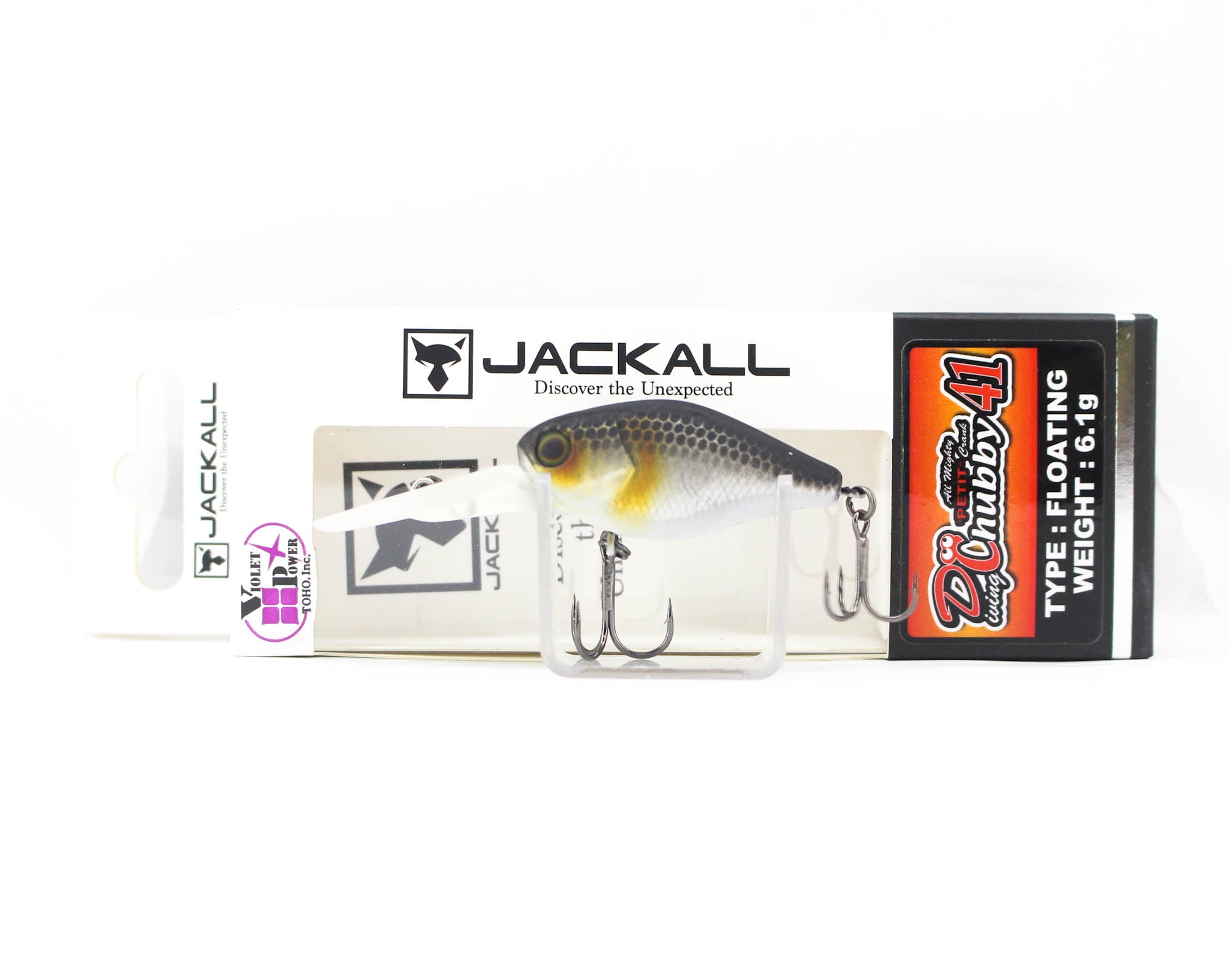 Jackall Diving Chubby 41 Floating Lure UV Mat Silver Black (0448)