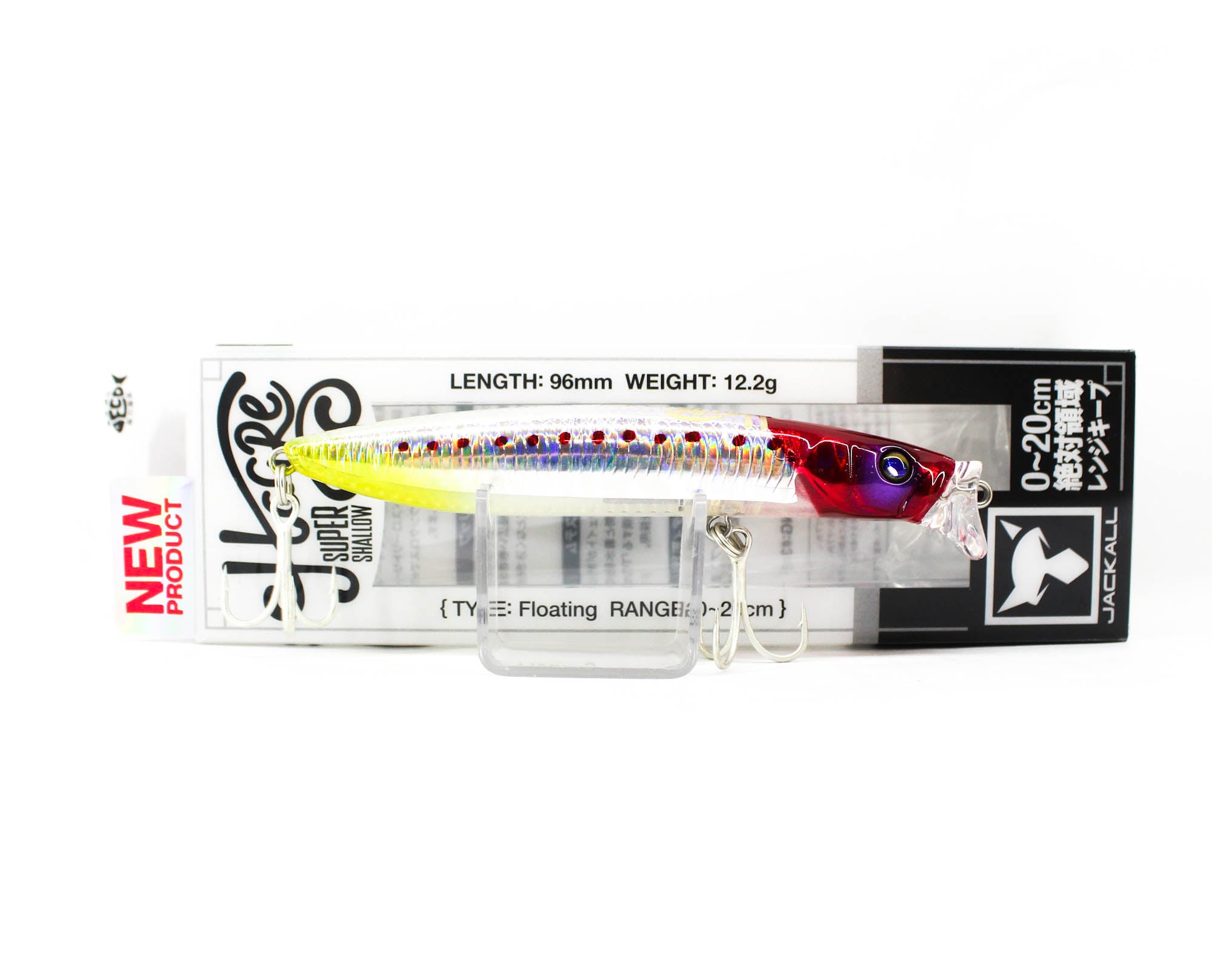 Jackall Hagre 96F Floating Lure Red Head (1728)