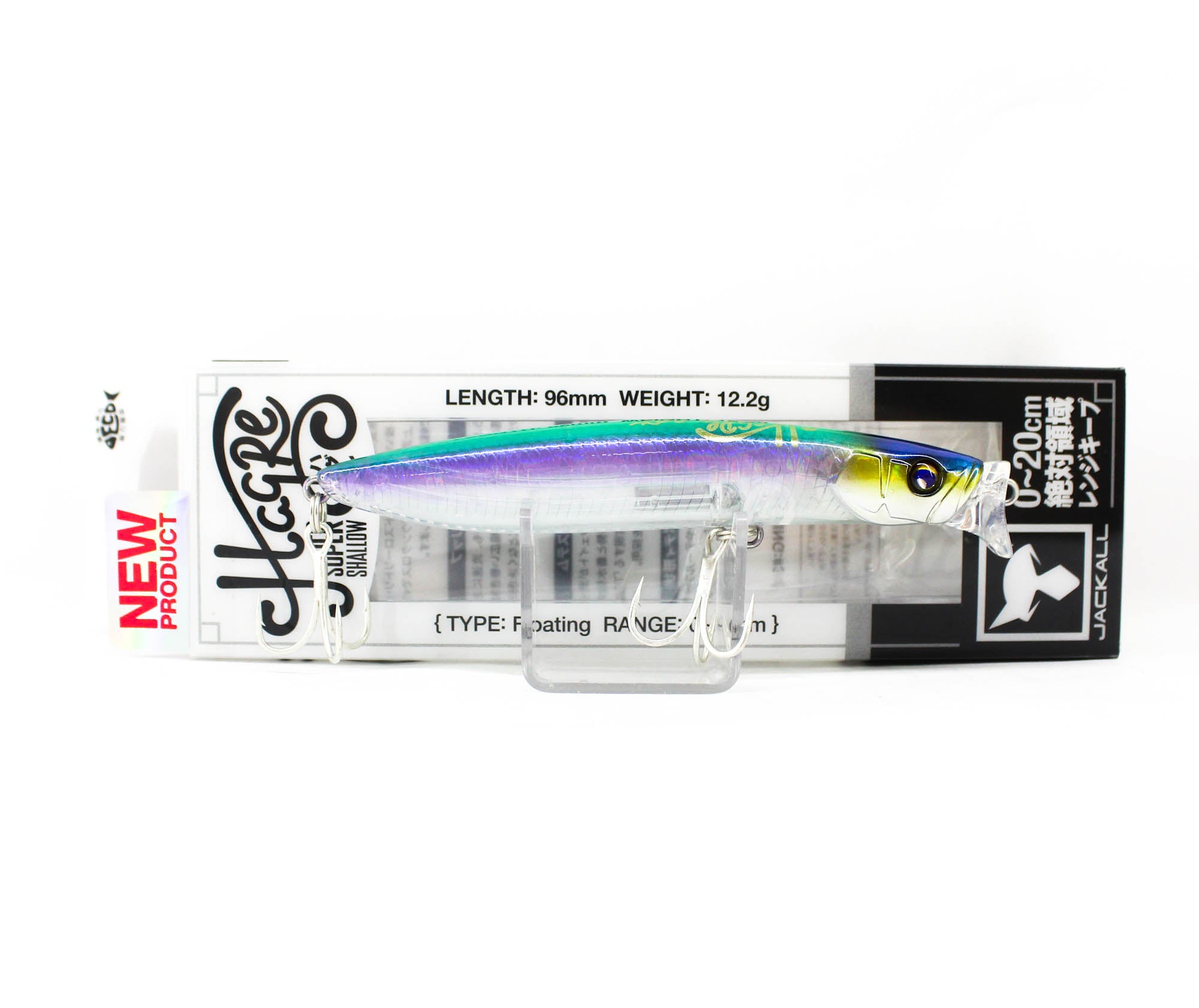 Jackall Hagre 96F Floating Lure Clear Water Ghost (1780)