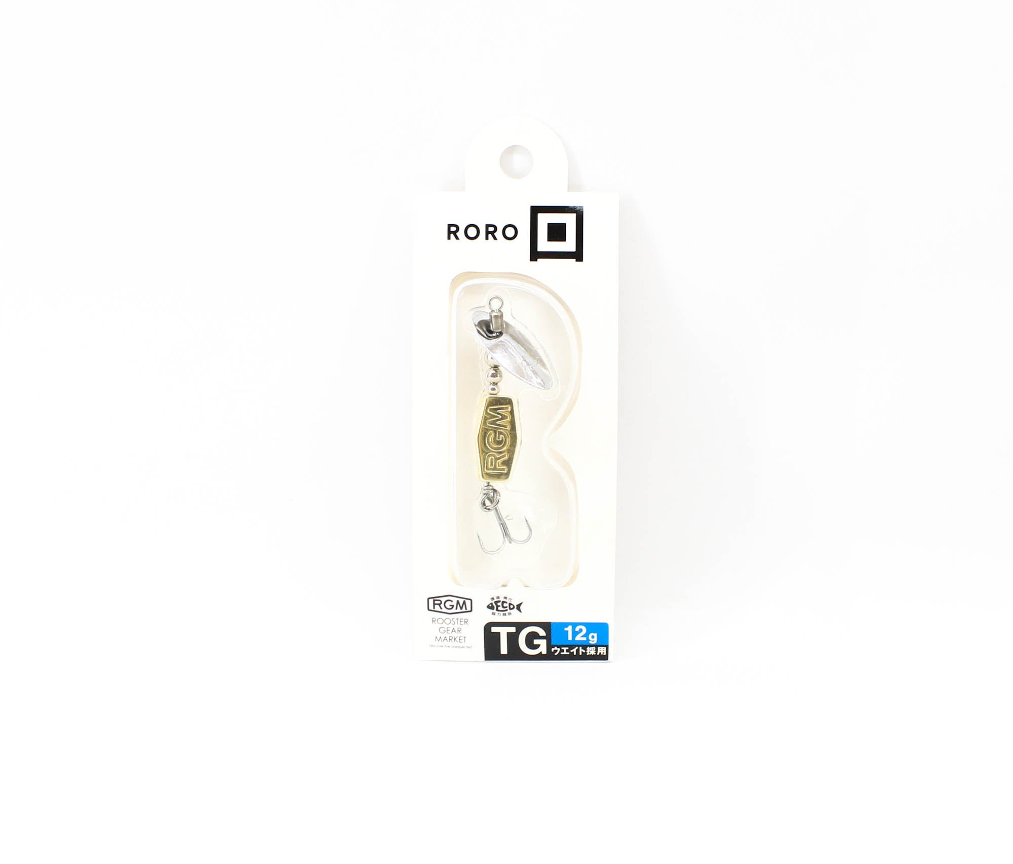 Jackall RGM Roro 12 grams Spinner Sinking Lure Silver Gold (2084)