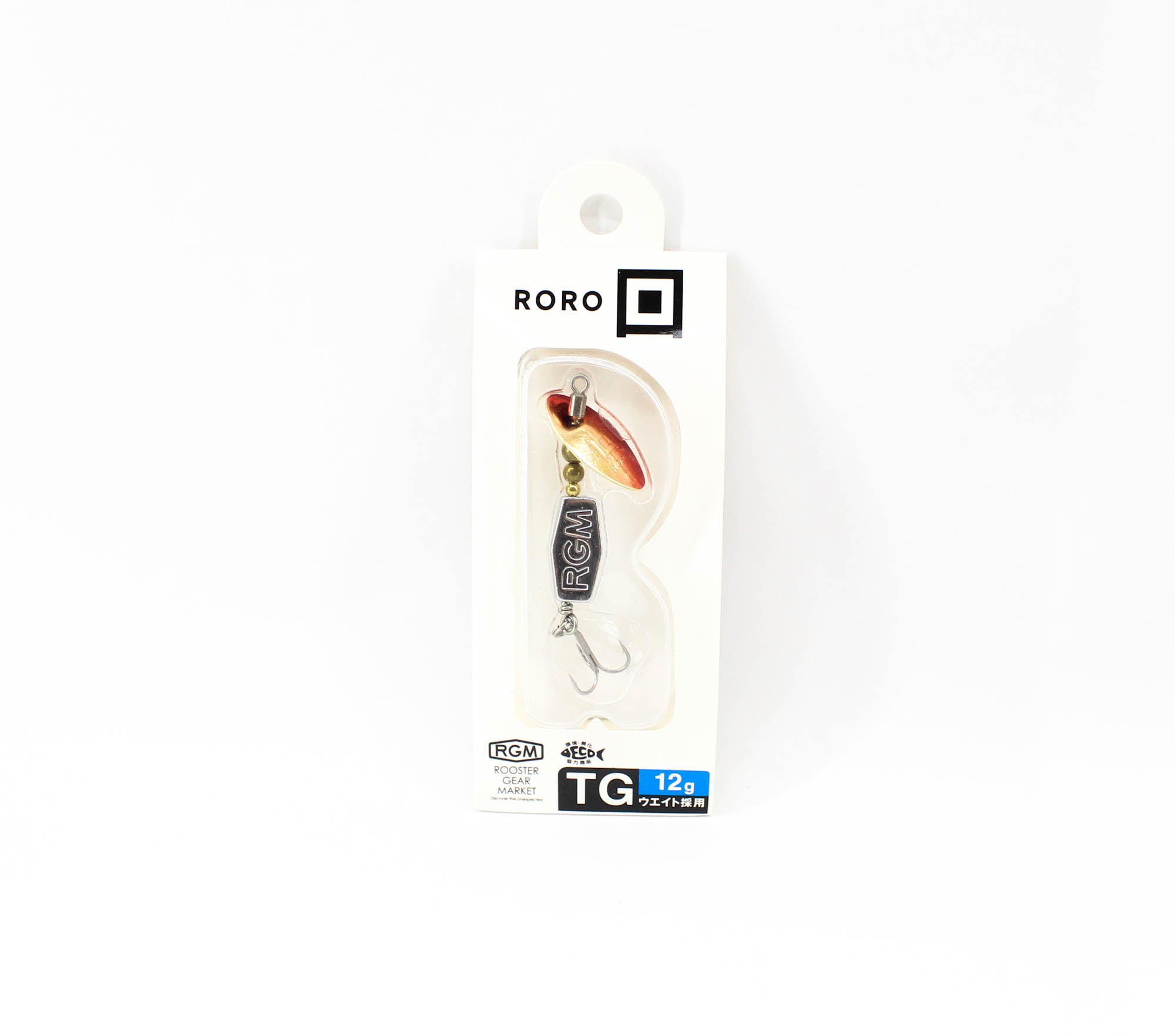 Jackall RGM Roro 12 grams Spinner Sinking Lure Red Silver (2121)