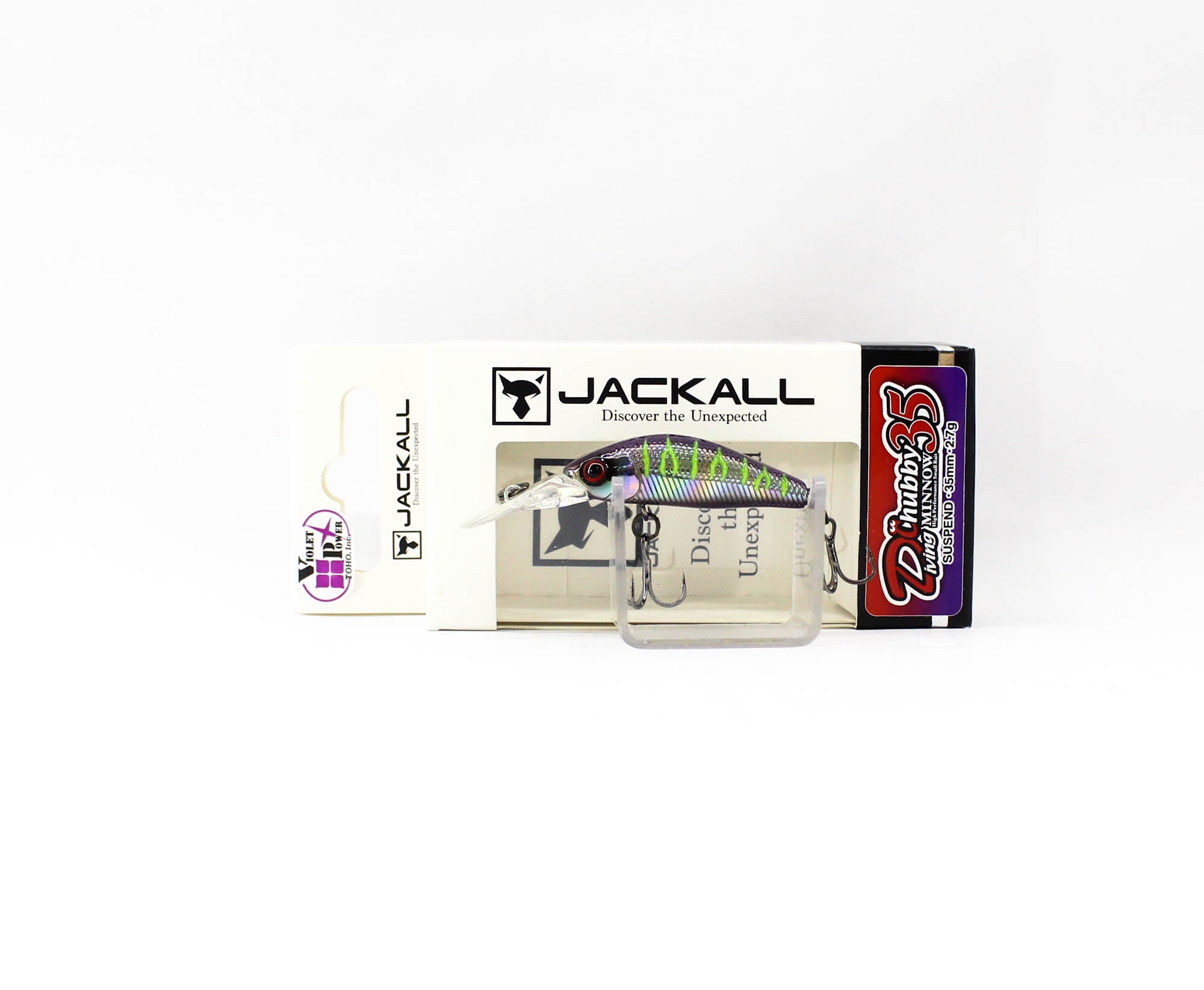 Jackall Diving Chubby Minnow 35 Suspend Lure UV Ul Tamamushi Tiger (3593)