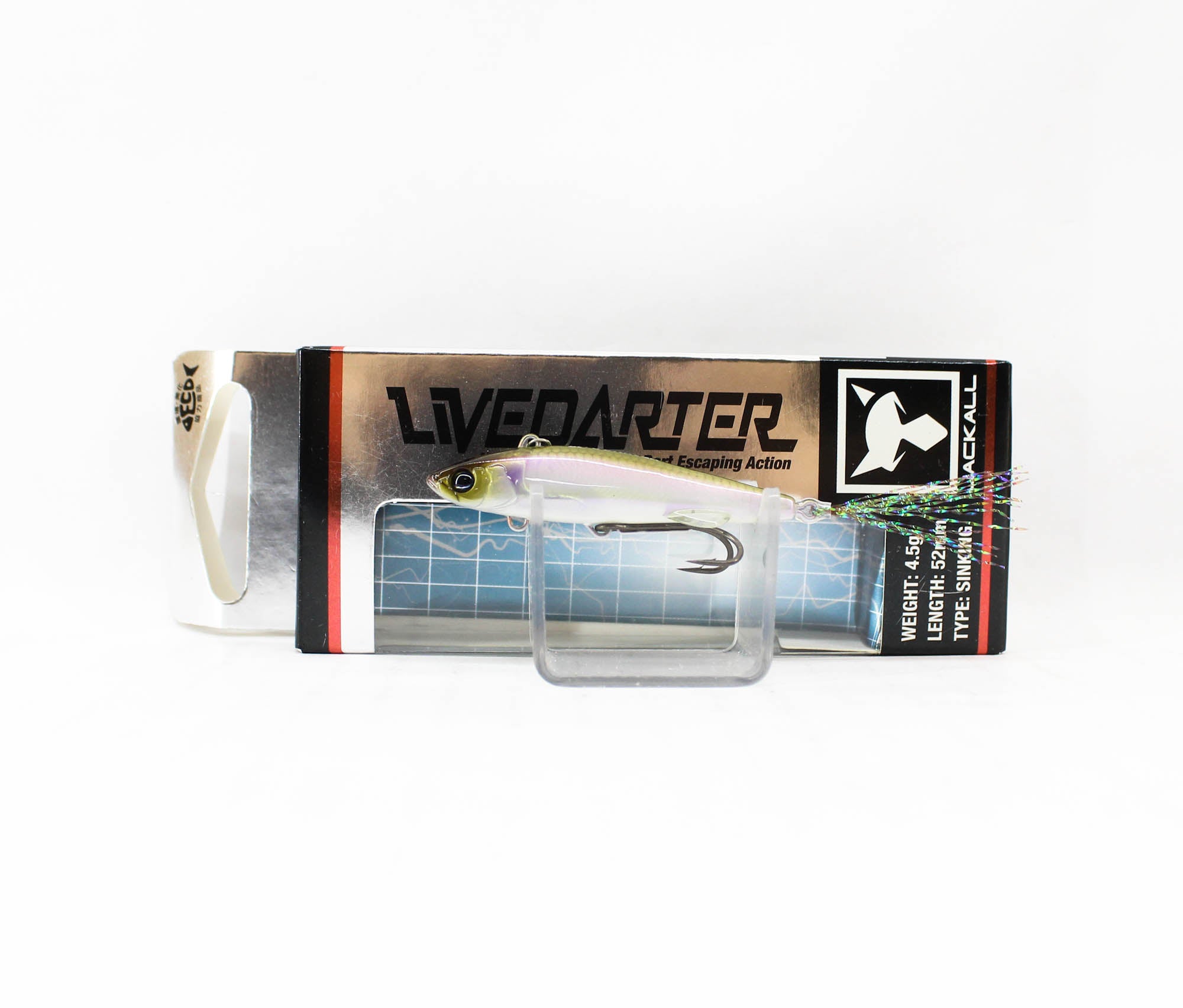Jackall Live Darter 52 mm 4.5 grams Sinking Lure Pearl Wakasagi (4941)