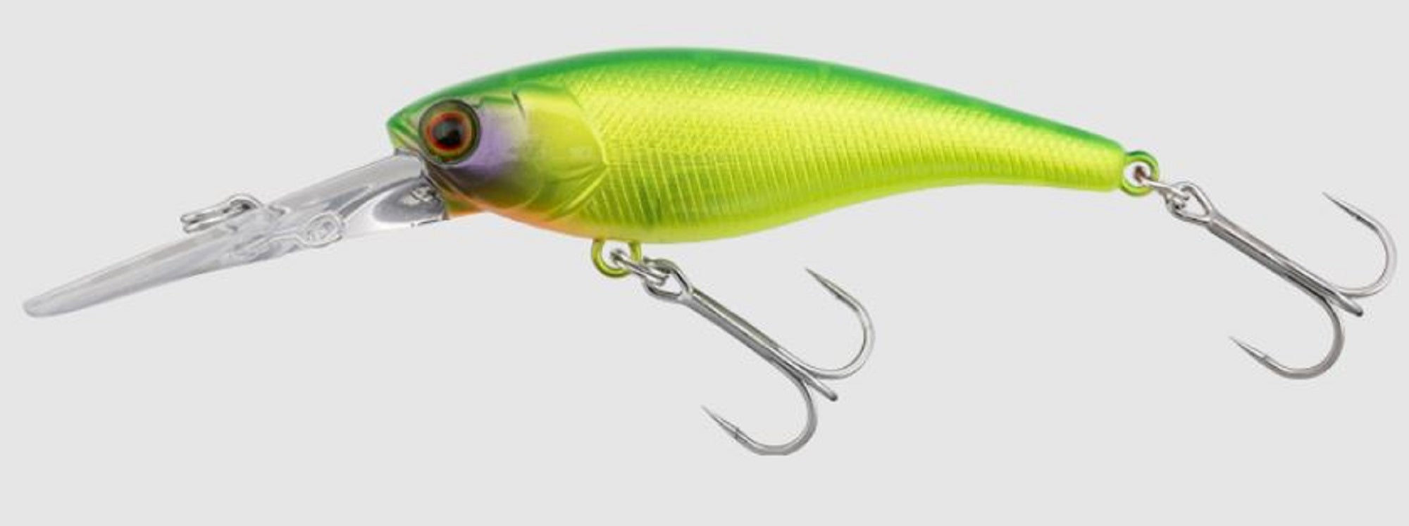Jackall Soul Shad 58SP Suspend Lure Lime Back Chart (5078)