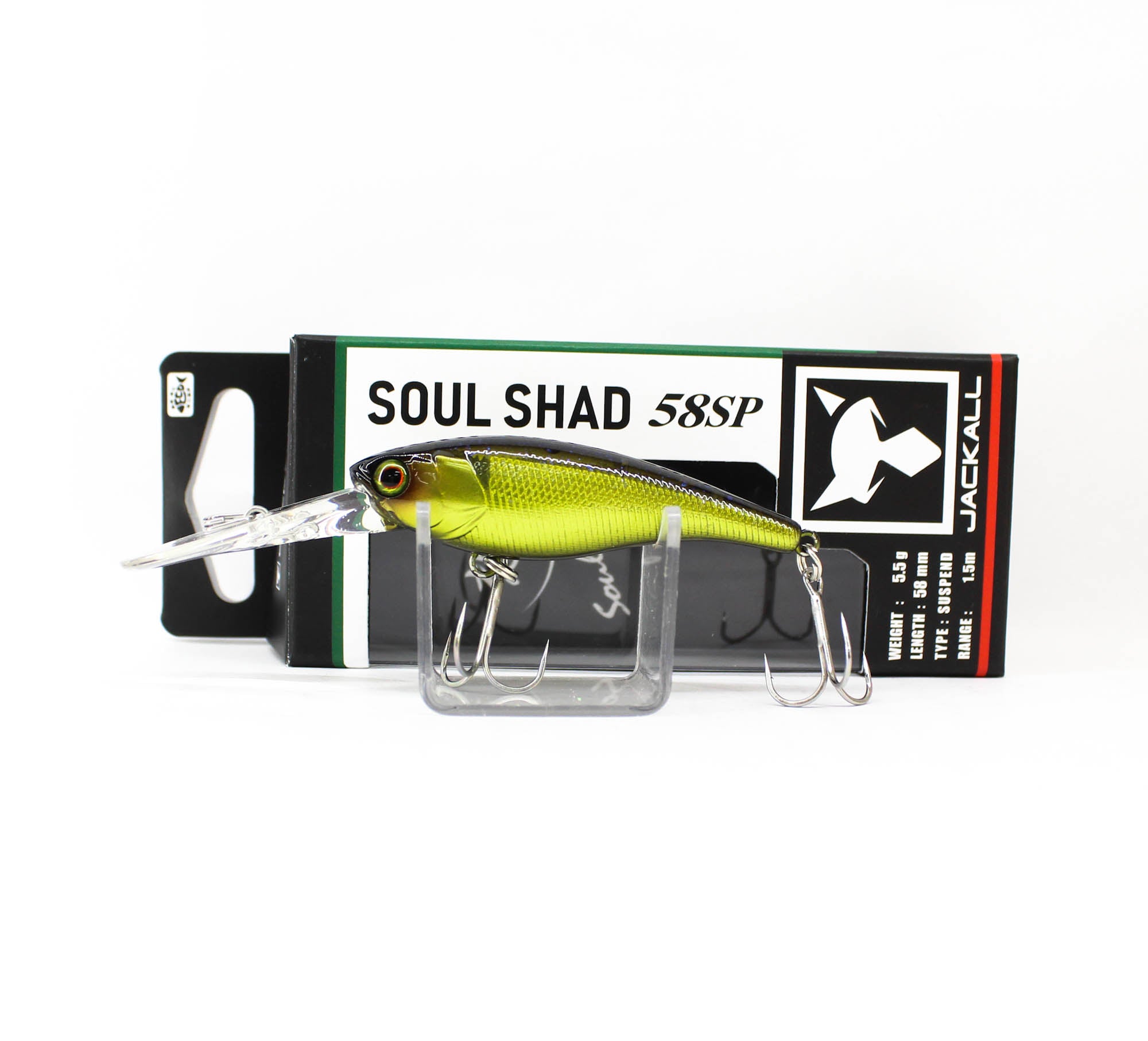 Jackall Soul Shad 58SP Suspend Lure Kasumi Clear Up (5092)