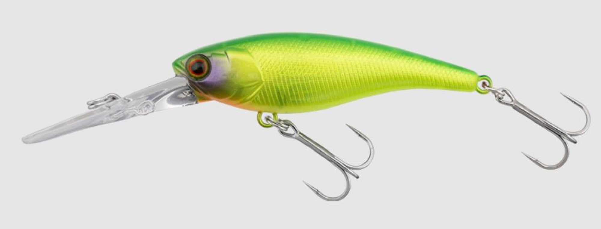 Jackall Soul Shad 68SP Suspend Lure Lime Back Chart (5276)