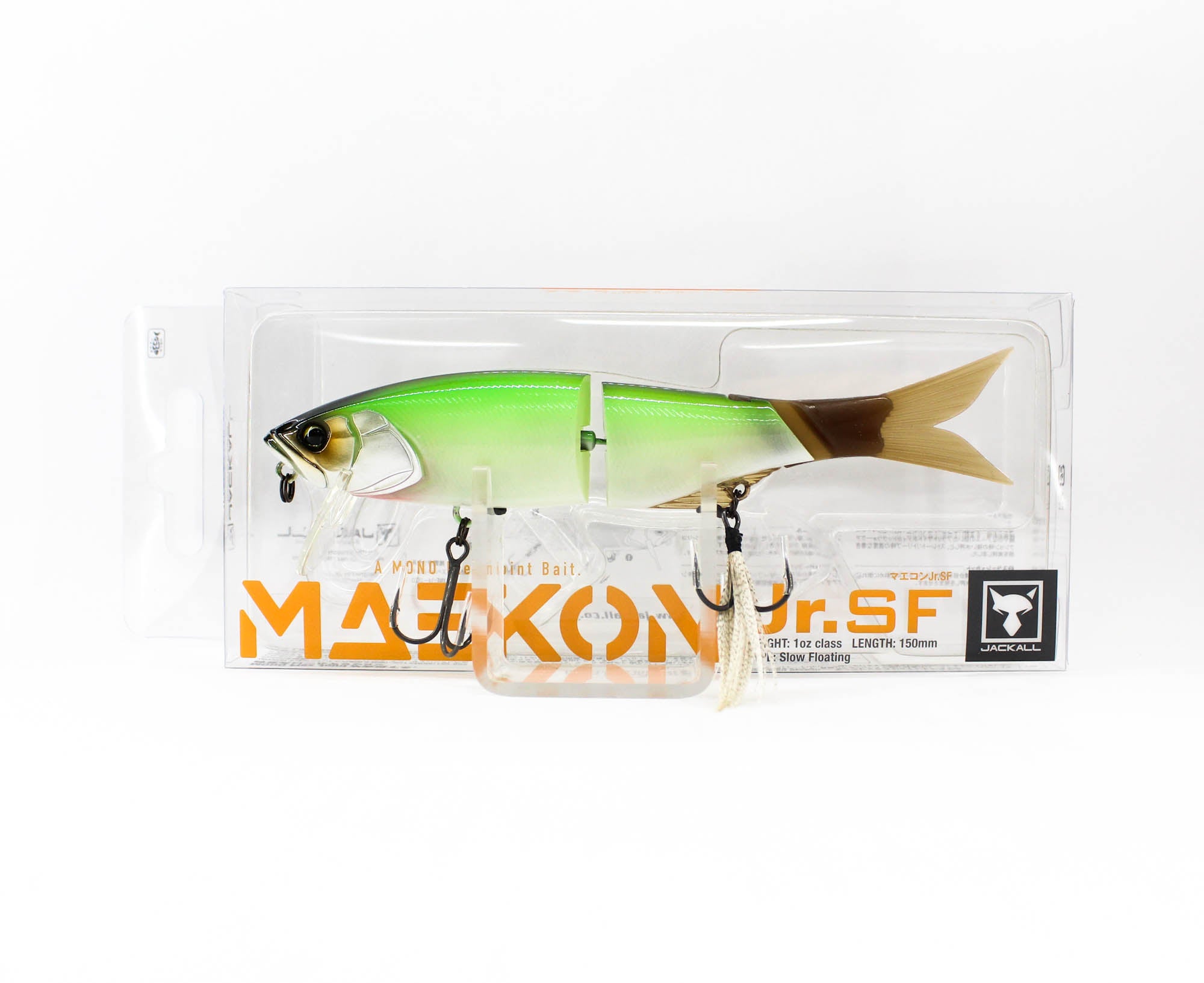 Jackall Maekon JR 150 mm 1 oz Floating Lure Natural Bone Lime (5931)