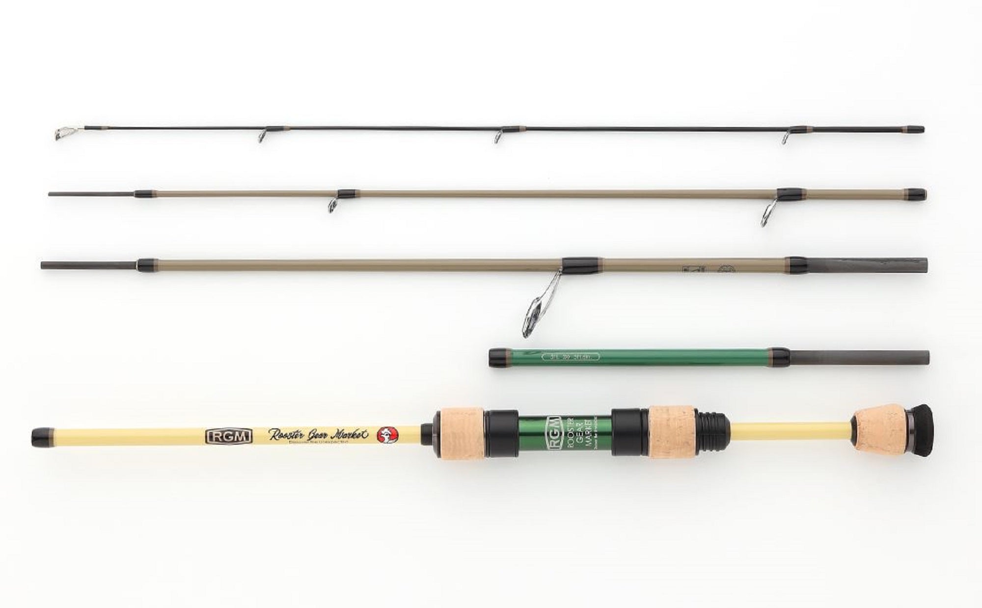 Jackall RGM Rod Spin Spec 5 58-62S 5Pc Sand Green (0161)