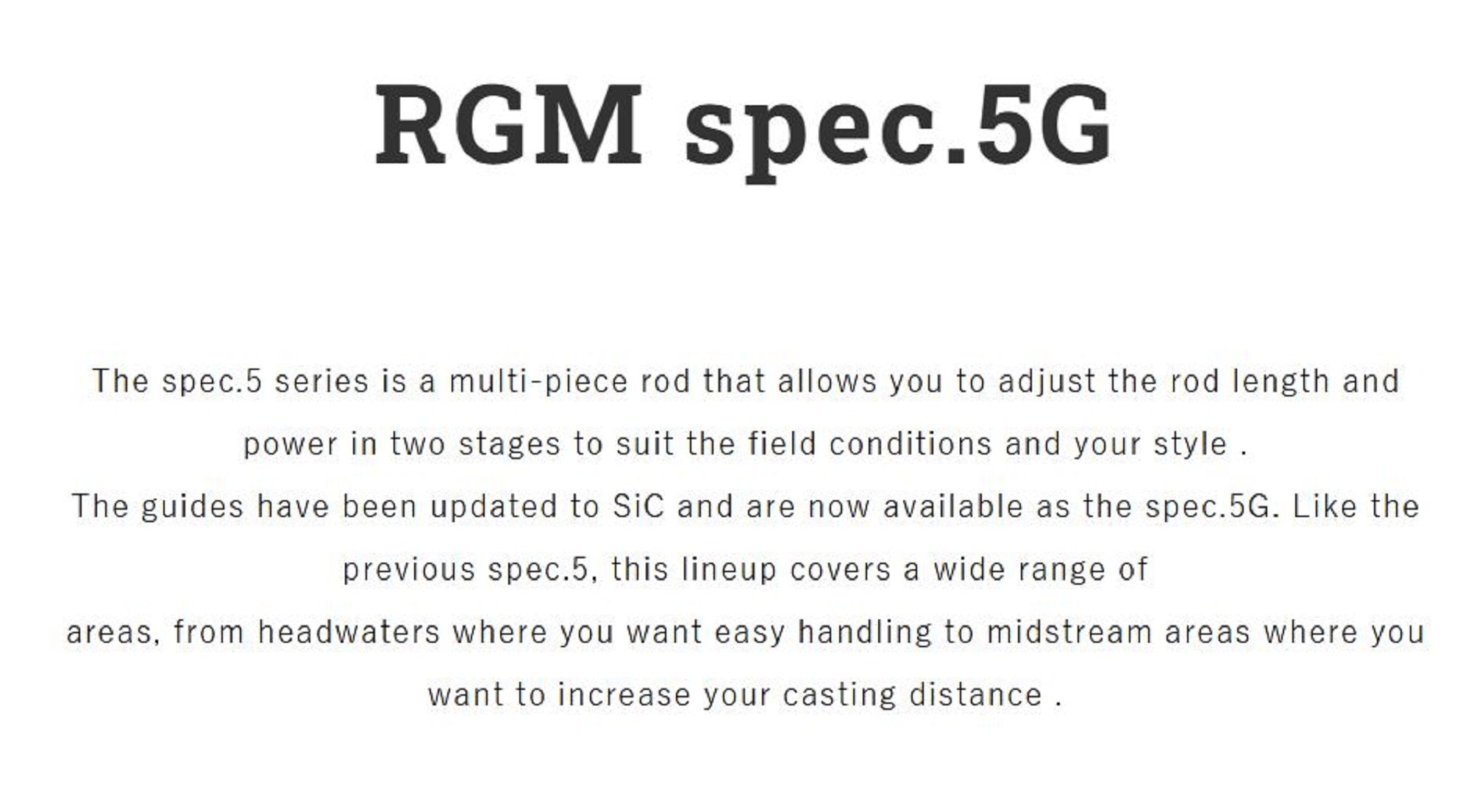 Jackall RGM Rod Spin Spec 5 50-56S 5Pc Black Orange (0185)