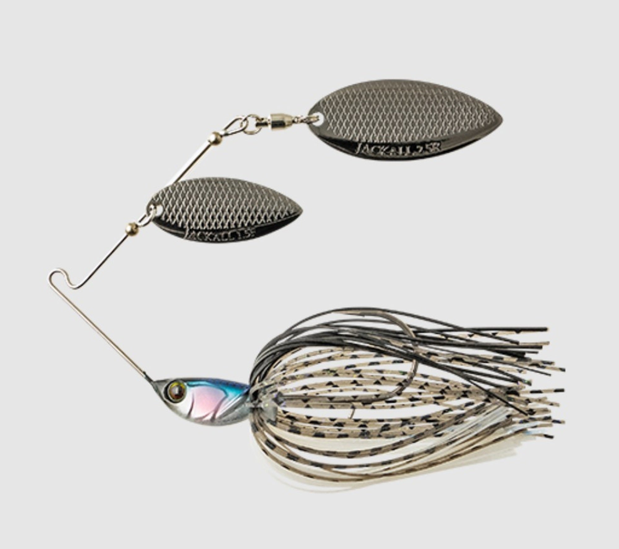 Jackall Spinner Bait Lure Super Dooon 1/4 Oz TG Gun Metallic Hasu (0567)