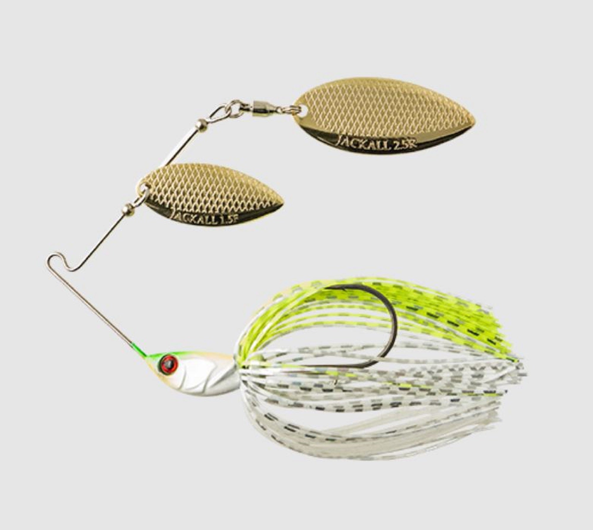 Jackall Spinner Bait Lure Super Dooon 1/2 Oz TG Chart Back White (0697)