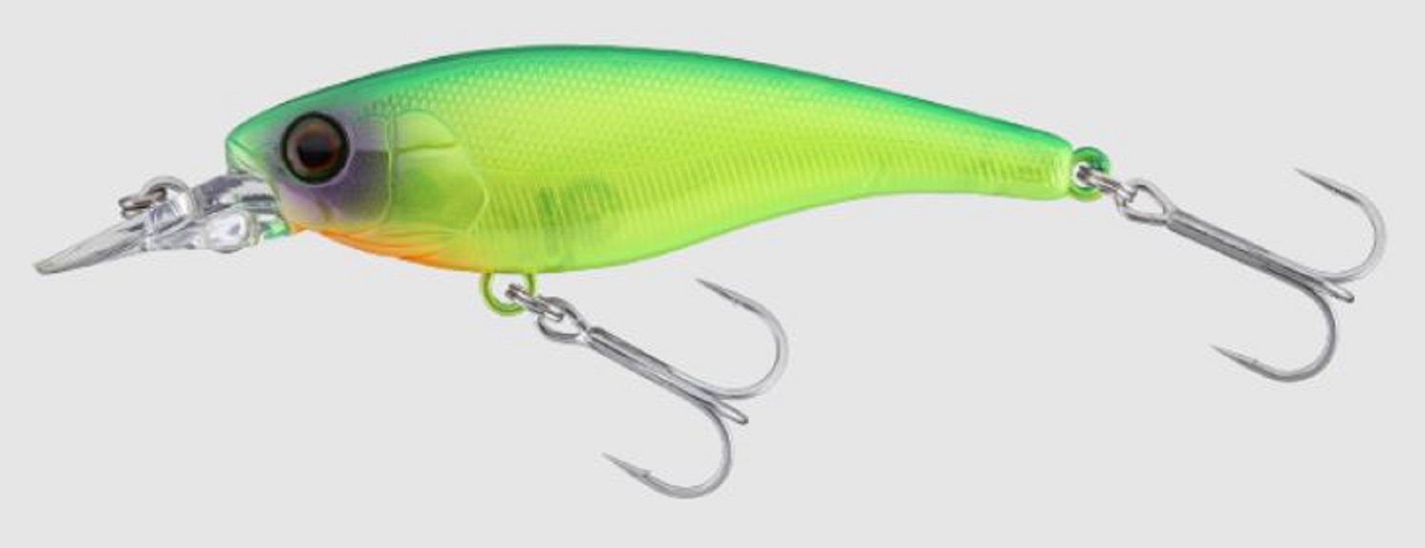 Jackall Soul Shad 58SSR F Floating Lure Lime Back Chart (0789)