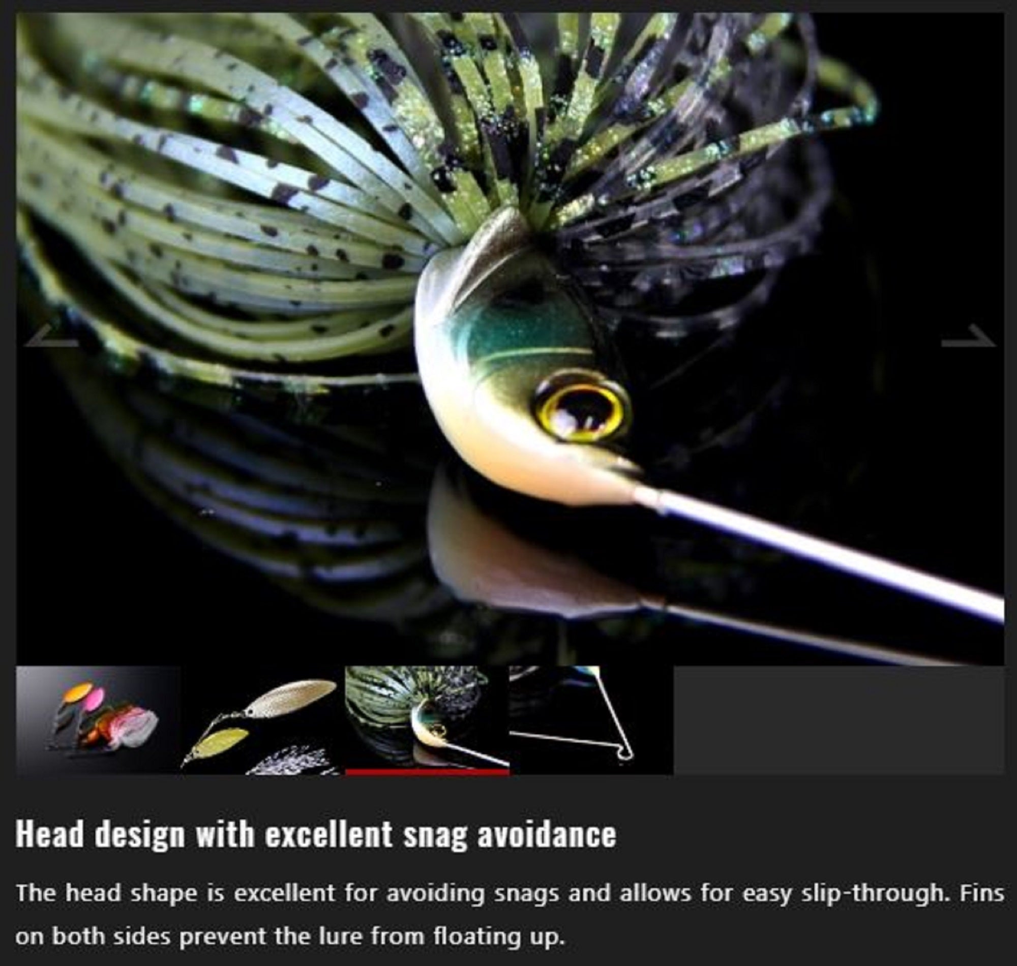 Jackall Spinner Bait Lure Doon 3/8 oz Gold Ayu (1915)