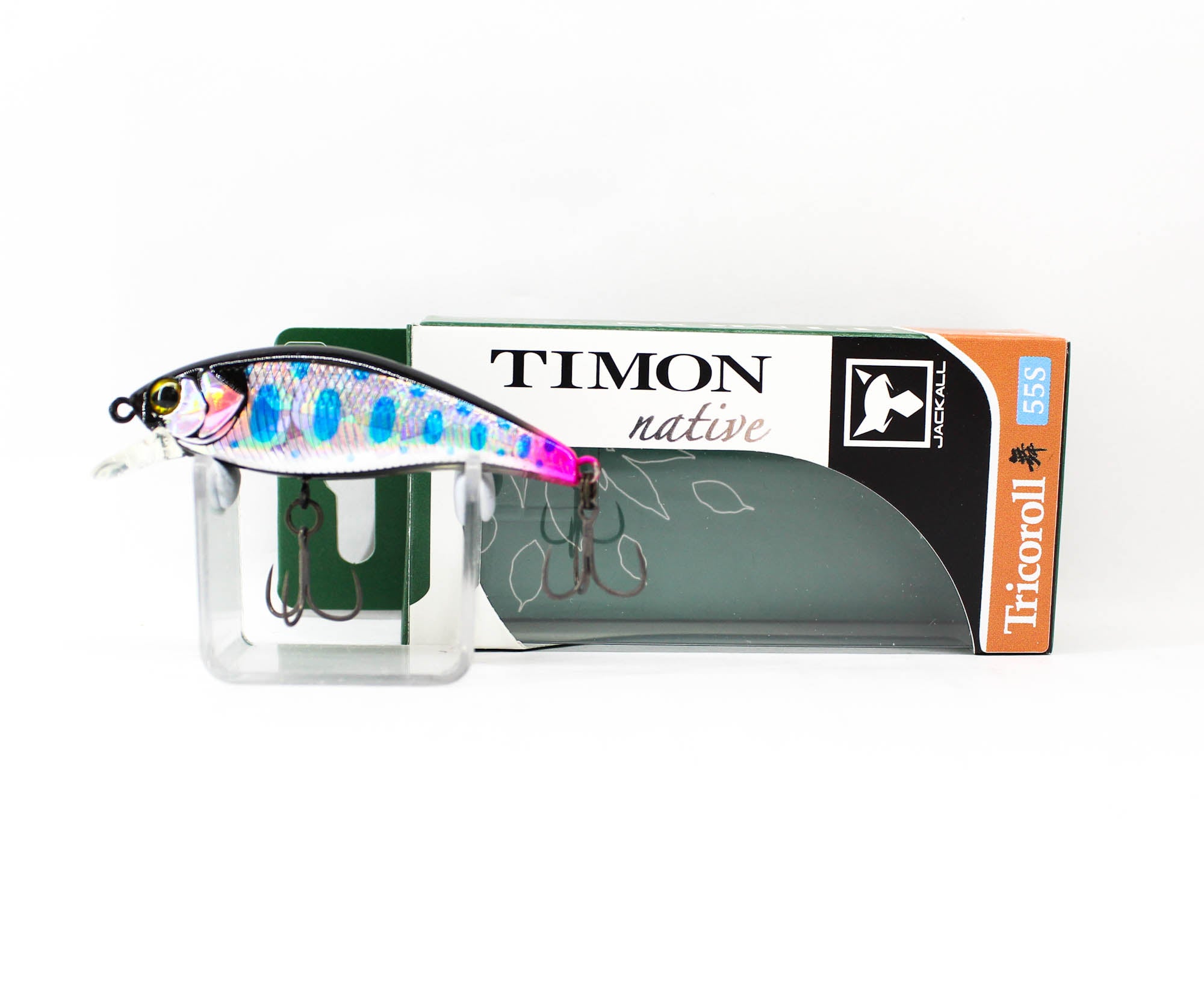 Jackall Timon Tricoroll Mai 55S Sinking Lure Yoneshiro Multi Black (2424)