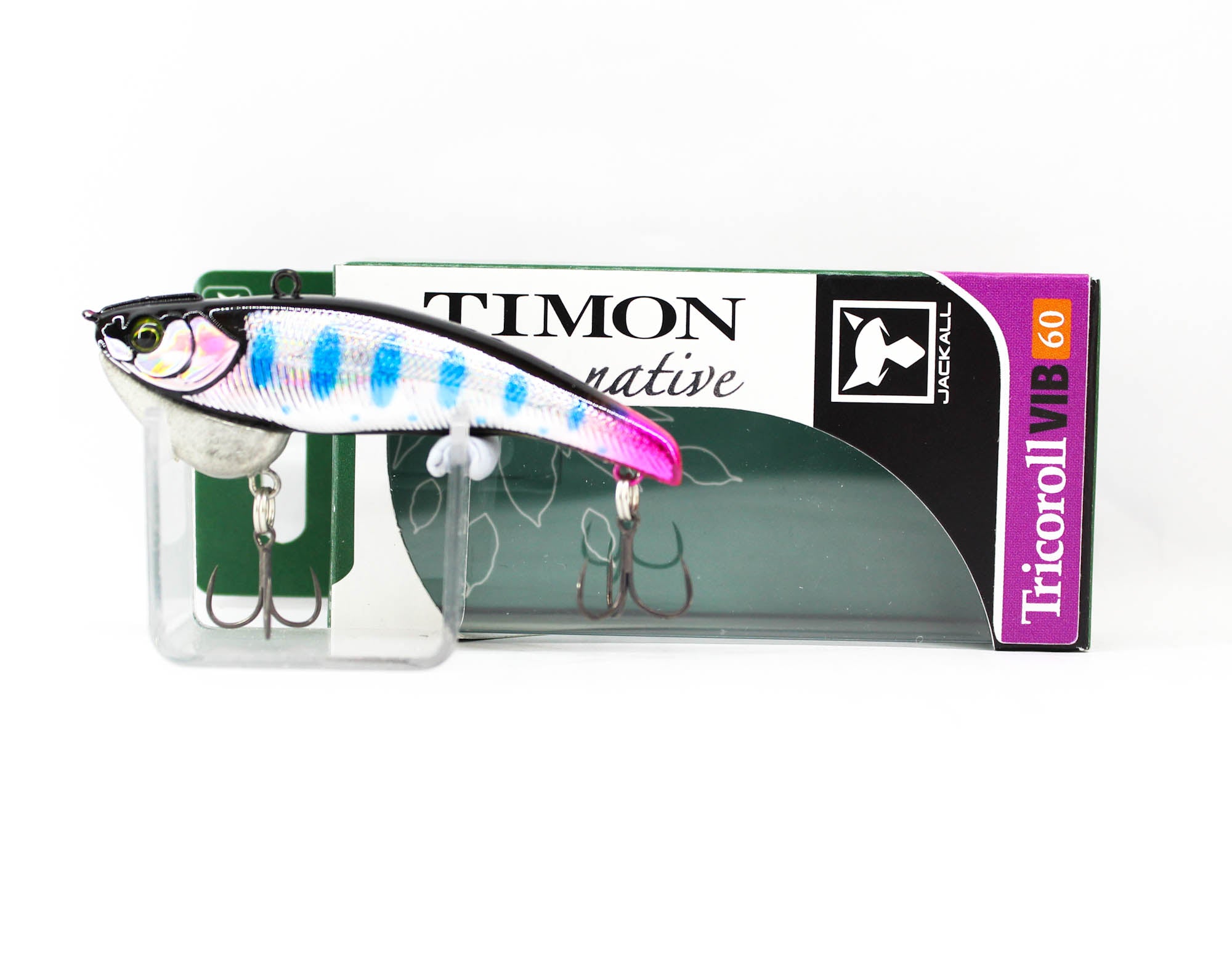 Jackall Timon Tricoroll Vib 60 Sinking Lure Yoneshiro Multi Black (2462)