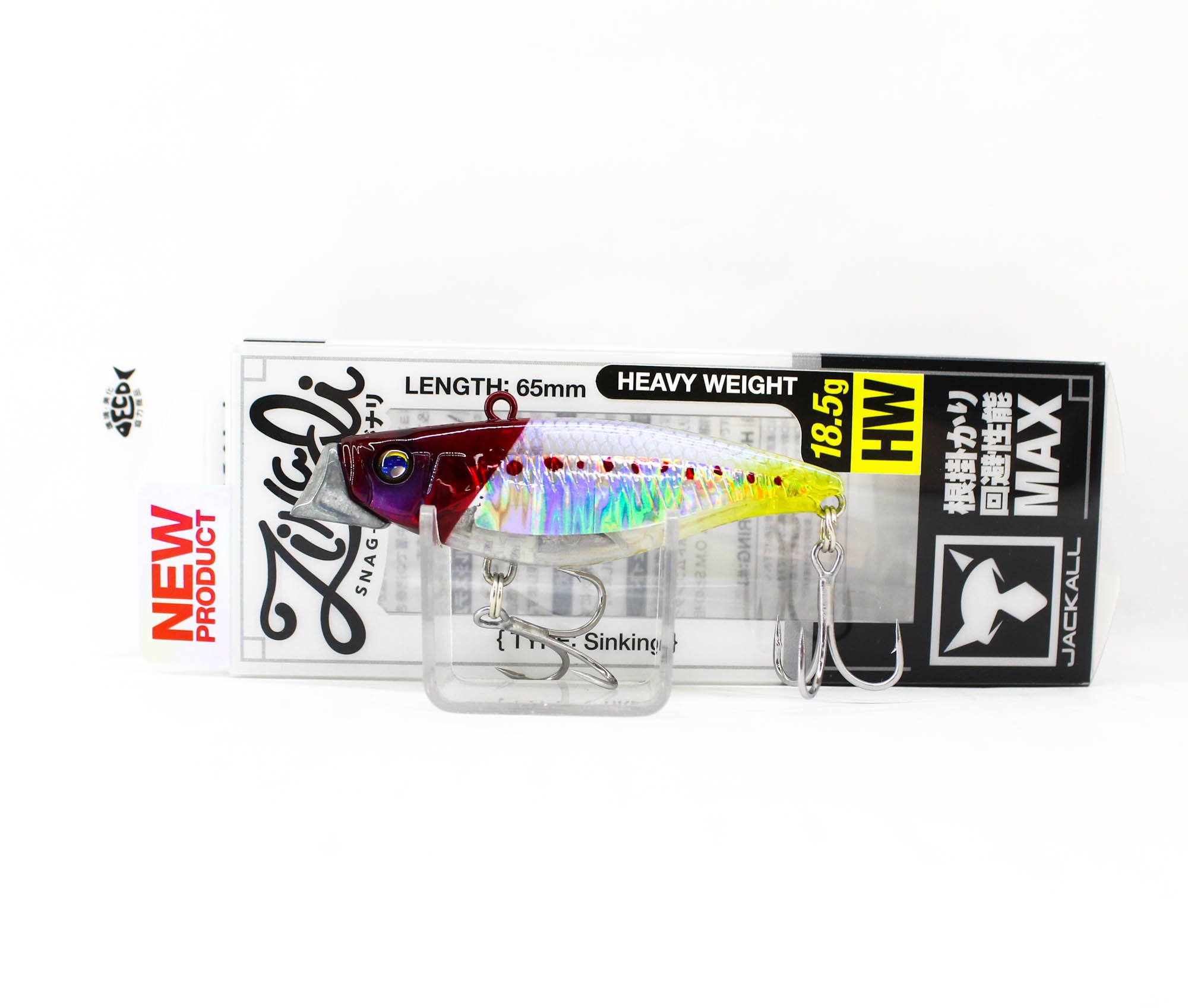 Jackall Zinali 63mm 24 grams Sinking Lure Red Head (5784)