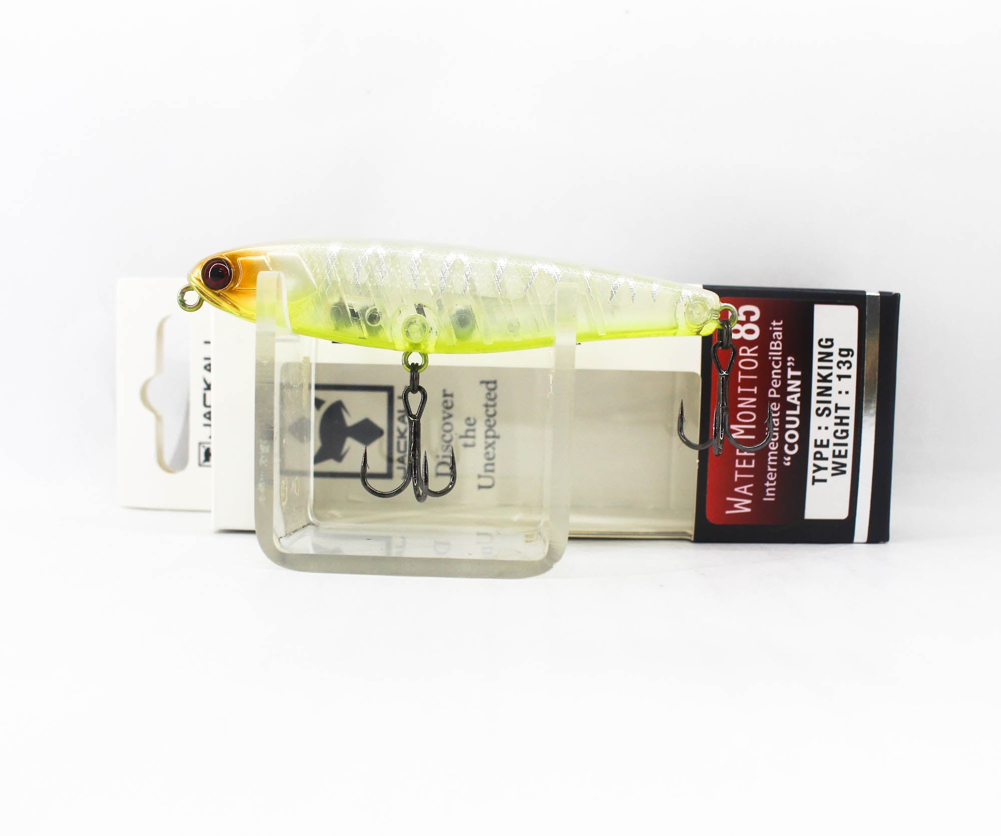 Jackall Water Monitor 85 Sinking Lure White Tiger (8976)