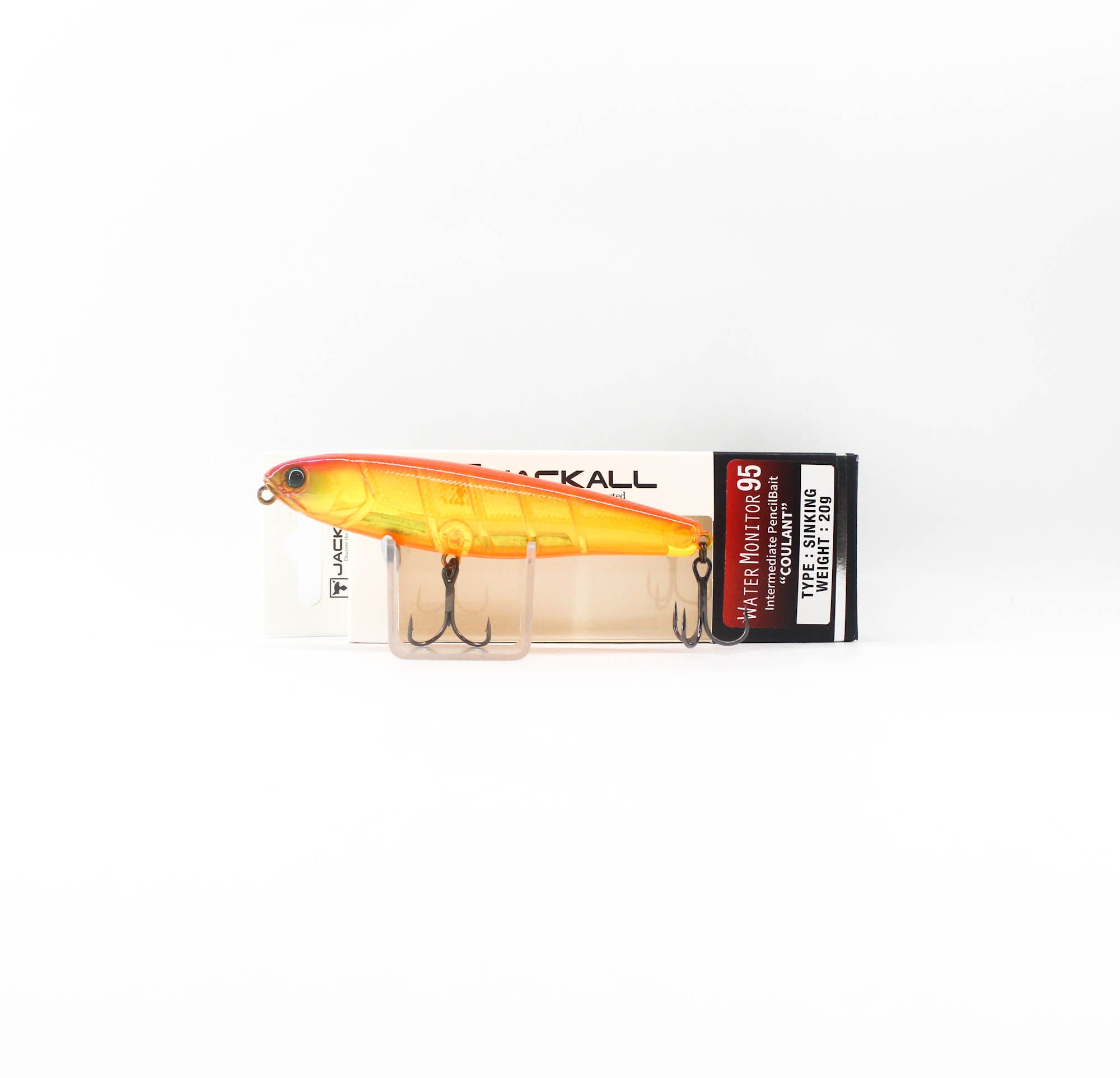 Jackall Water Monitor 95 Sinking Lure Fire Chartreuse (9102)