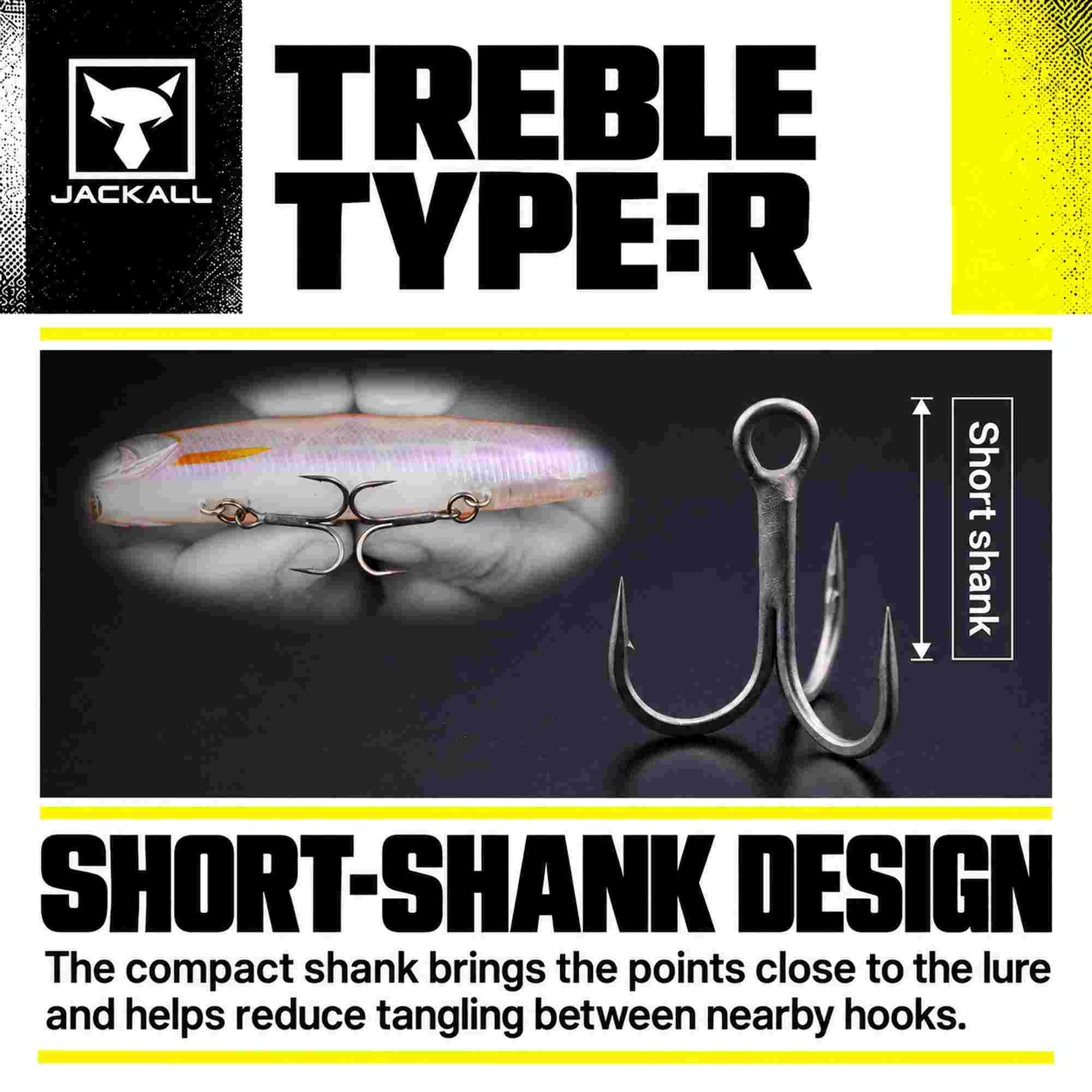 Jackall Treble Hook Type R Size 10 (9492)