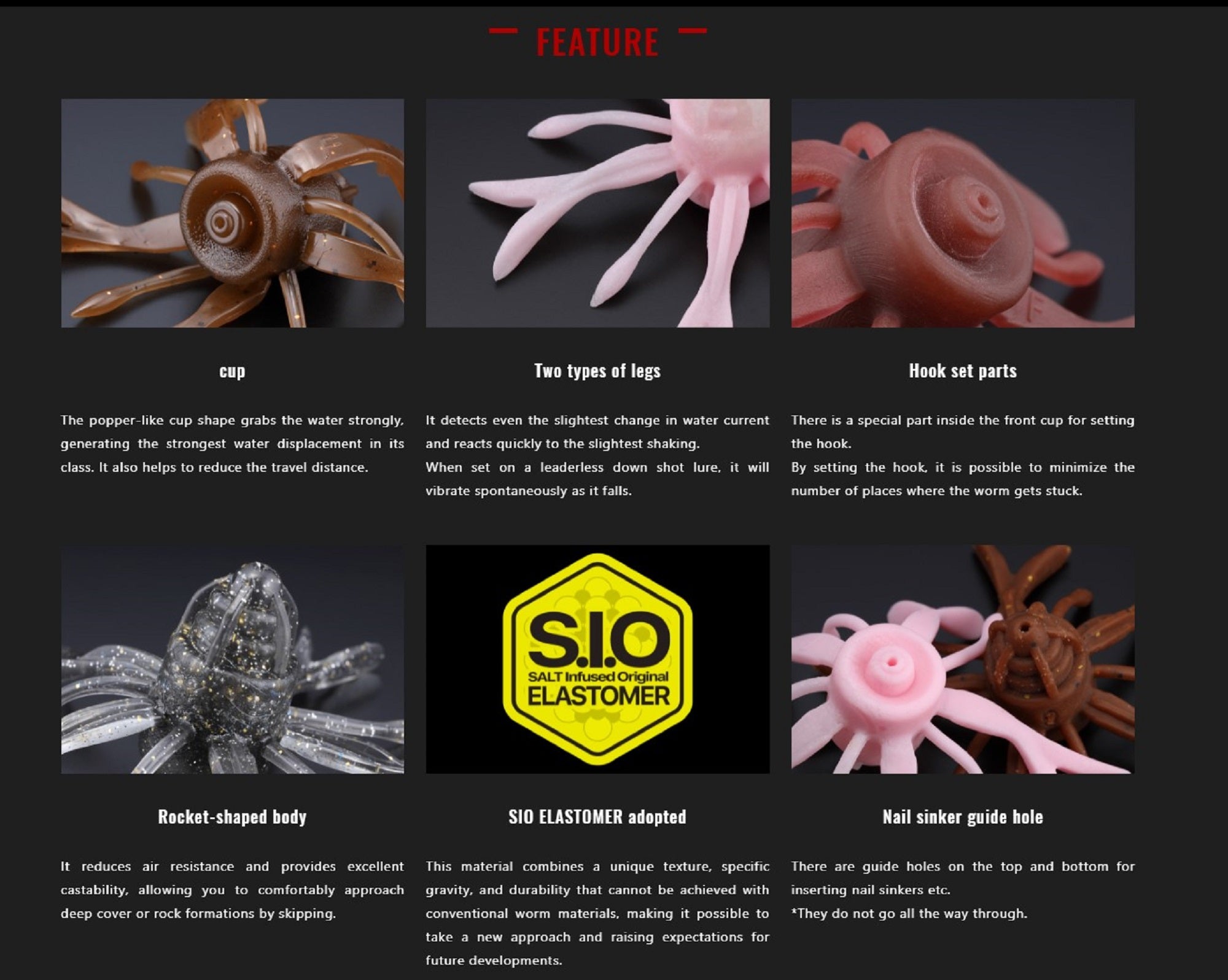 Jackall Soft Lure Jimmy Henge King Delicious Shrimp (9980)