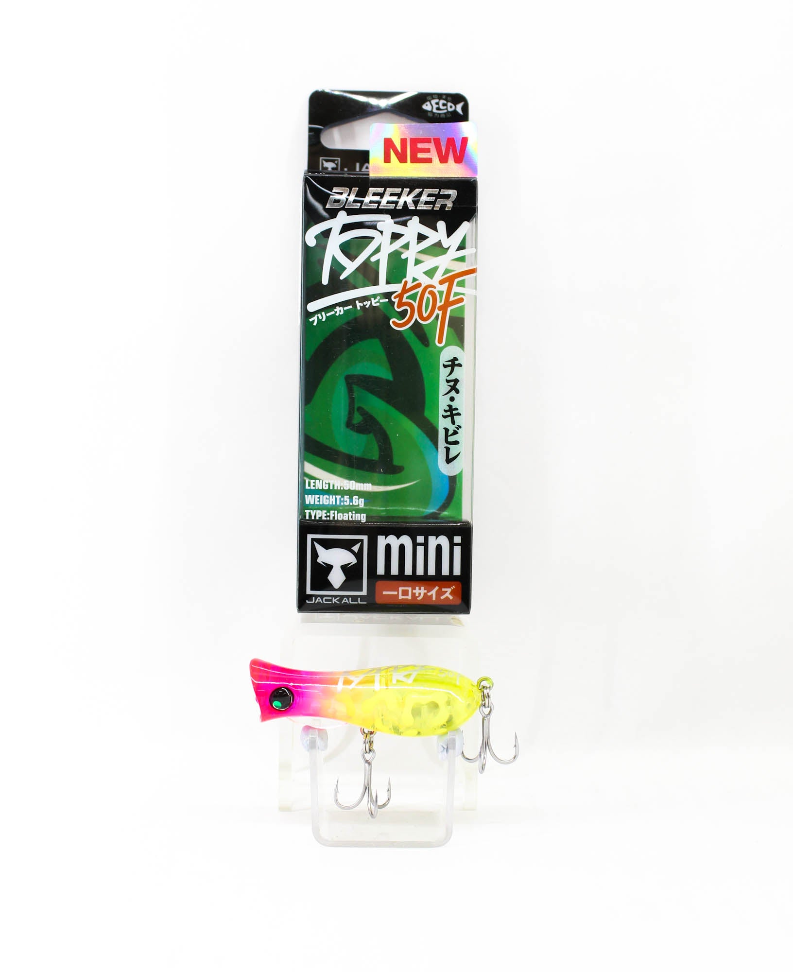 Jackall Bleeker Toppy 50F Floating Lure Tropical Coach Dog (0634)