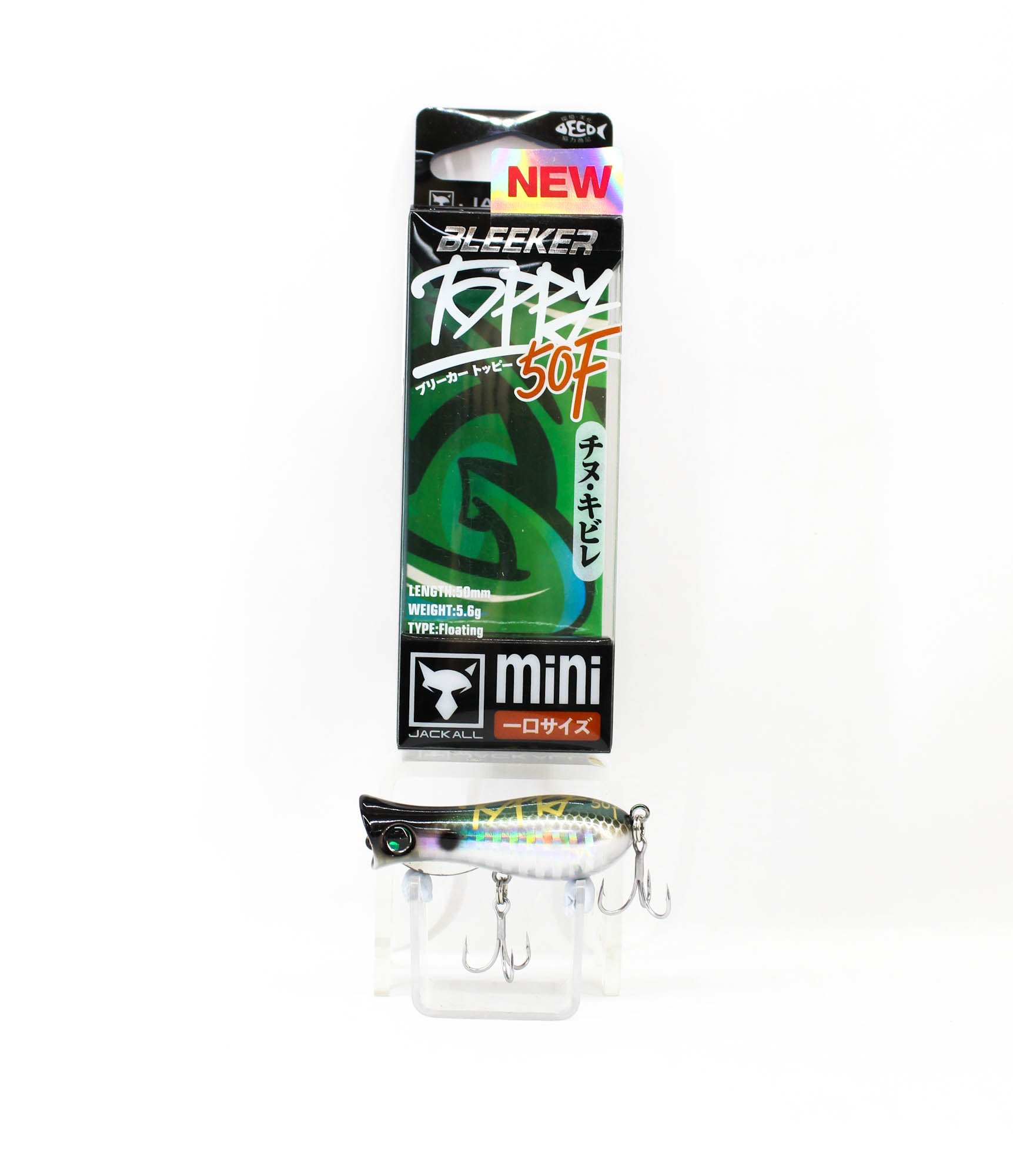 Jackall Bleeker Toppy 50F Floating Lure Inakko (0641)
