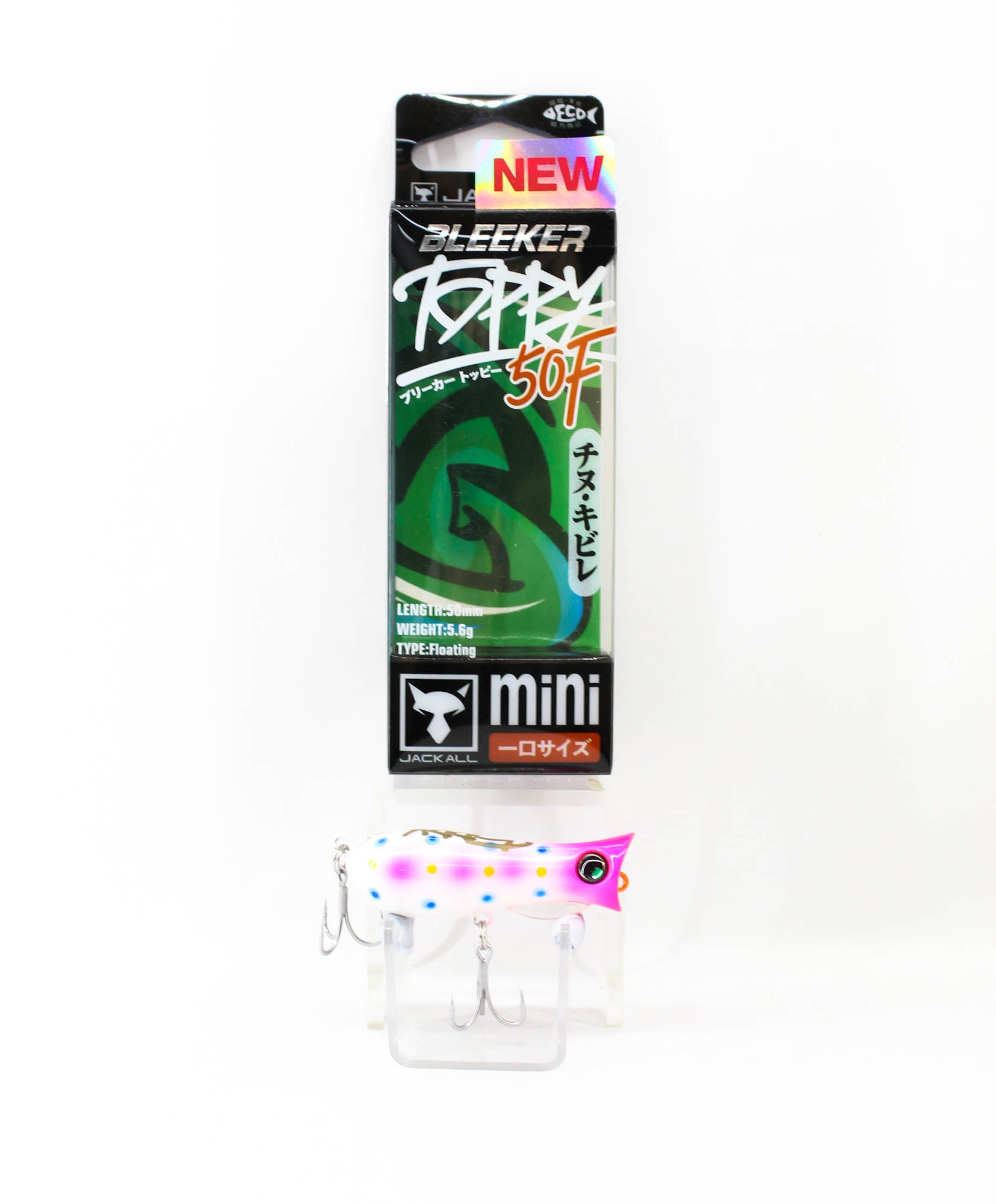 Jackall Bleeker Toppy 50F Floating Lure Pink Parrot (0665)
